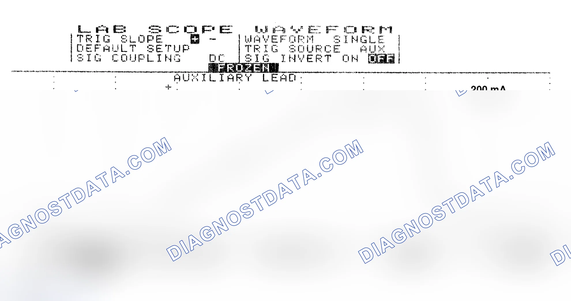 Scheme 13: Single Injector w/Normal Current Flow - Current Pattern