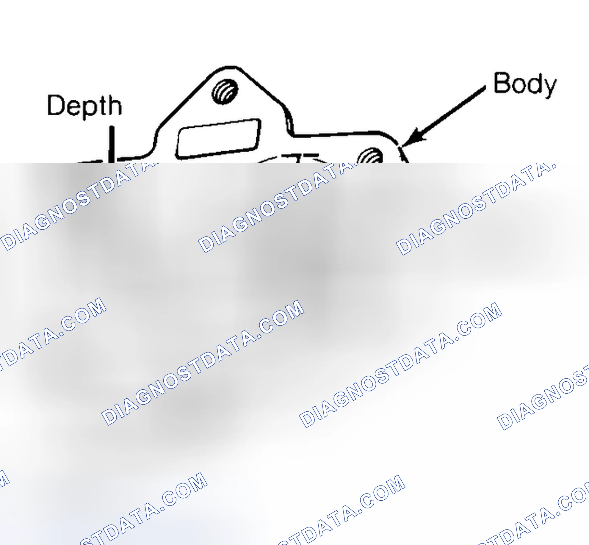 Scheme 35: Measuring Oil Pump Gear Cavity