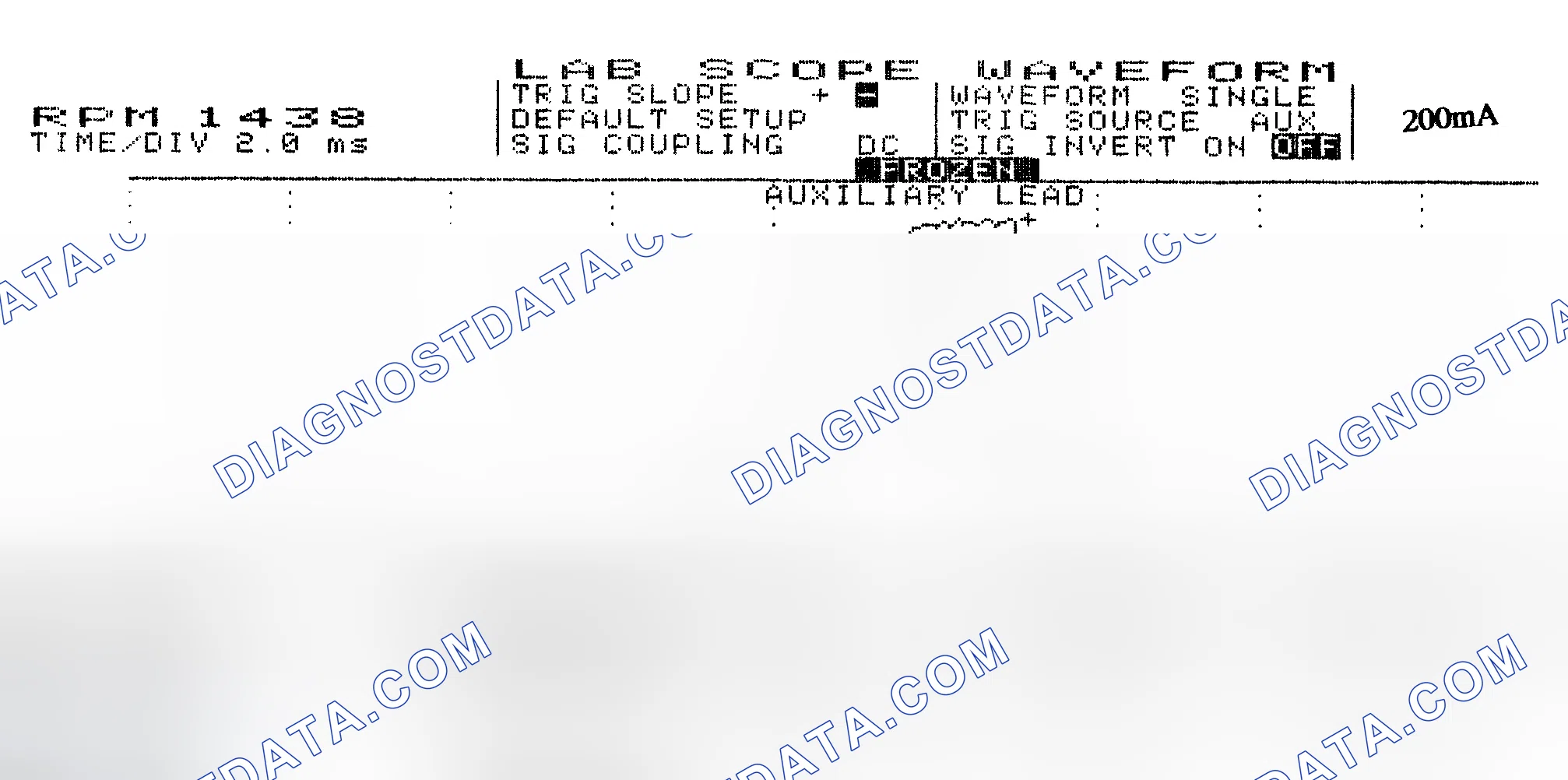 Scheme 15: Single Injector w/Normal Current Flow - Current Pattern