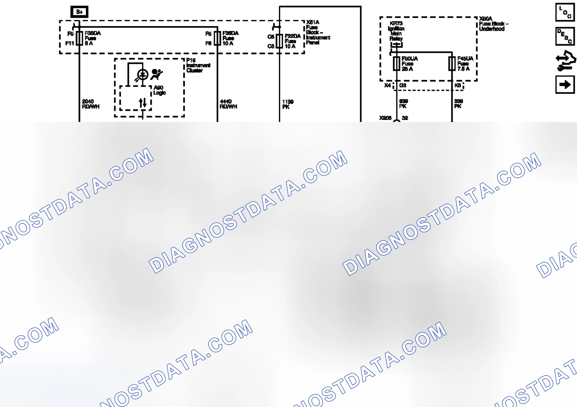 Scheme 1: Module Power, Ground, Serial Data And Front Passenger Presence System