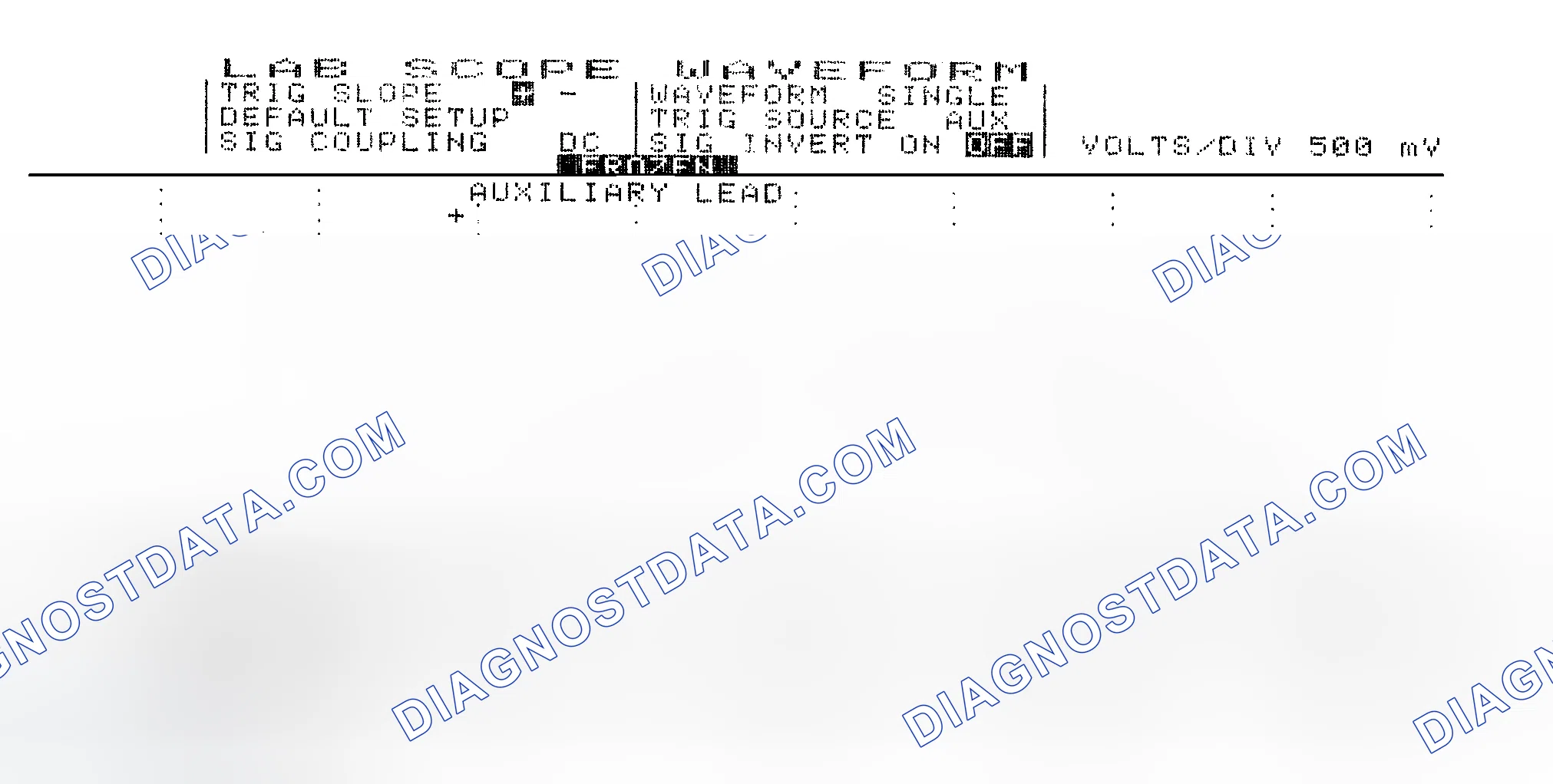 Scheme 14: Single Injector w/Excessive Current Flow - Current Pattern