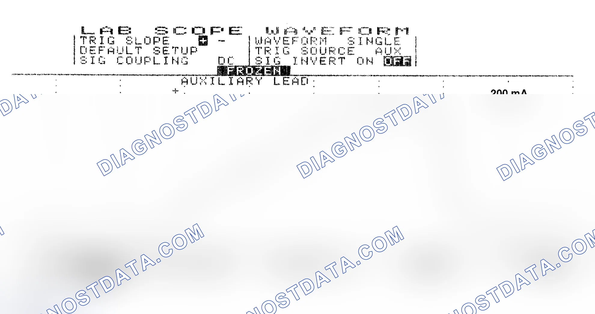 Scheme 13: Single Injector w/Normal Current Flow - Current Pattern