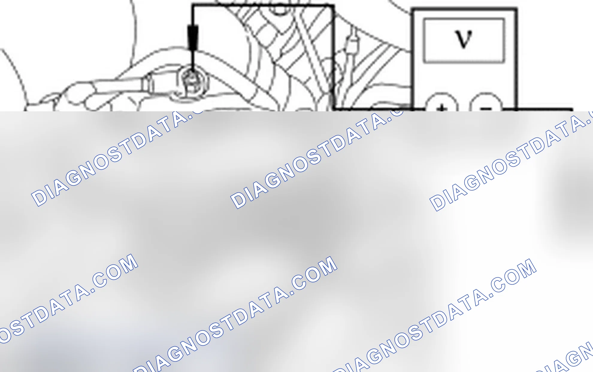 Scheme 12: PINPOINT TEST B: THE CHARGING SYSTEM WARNING INDICATOR IS ON WITH THE ENGINE RUNNING (THE CHARGING S