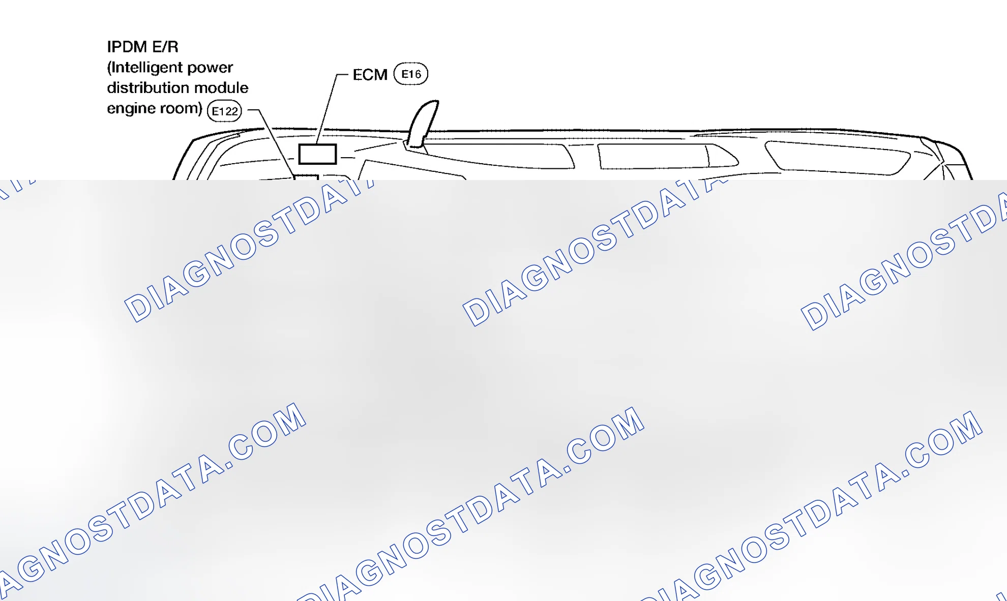Scheme 203: Component Parts and Harness Connector Location
