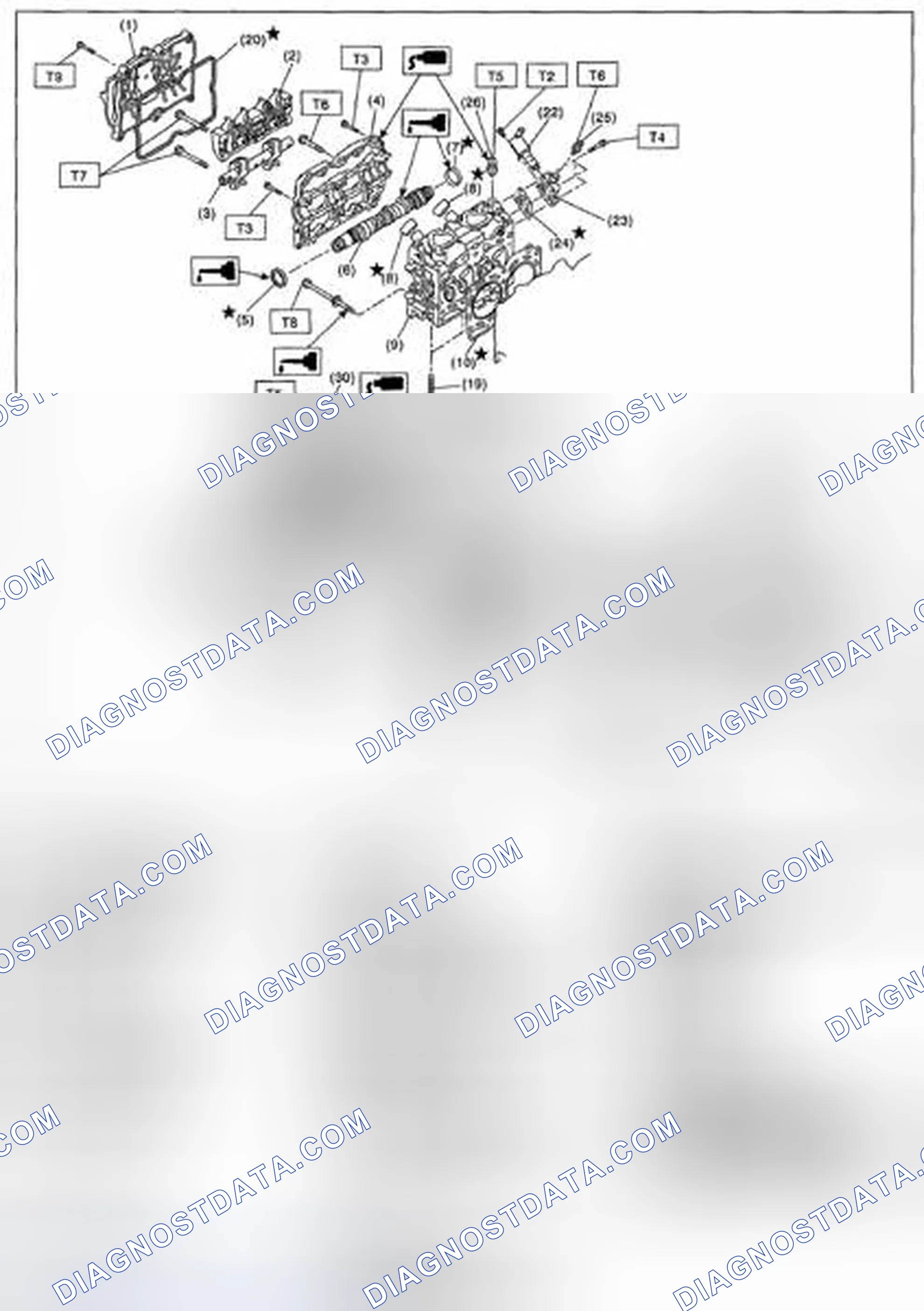 Scheme 3: CYLINDER HEAD AND CAMSHAFT