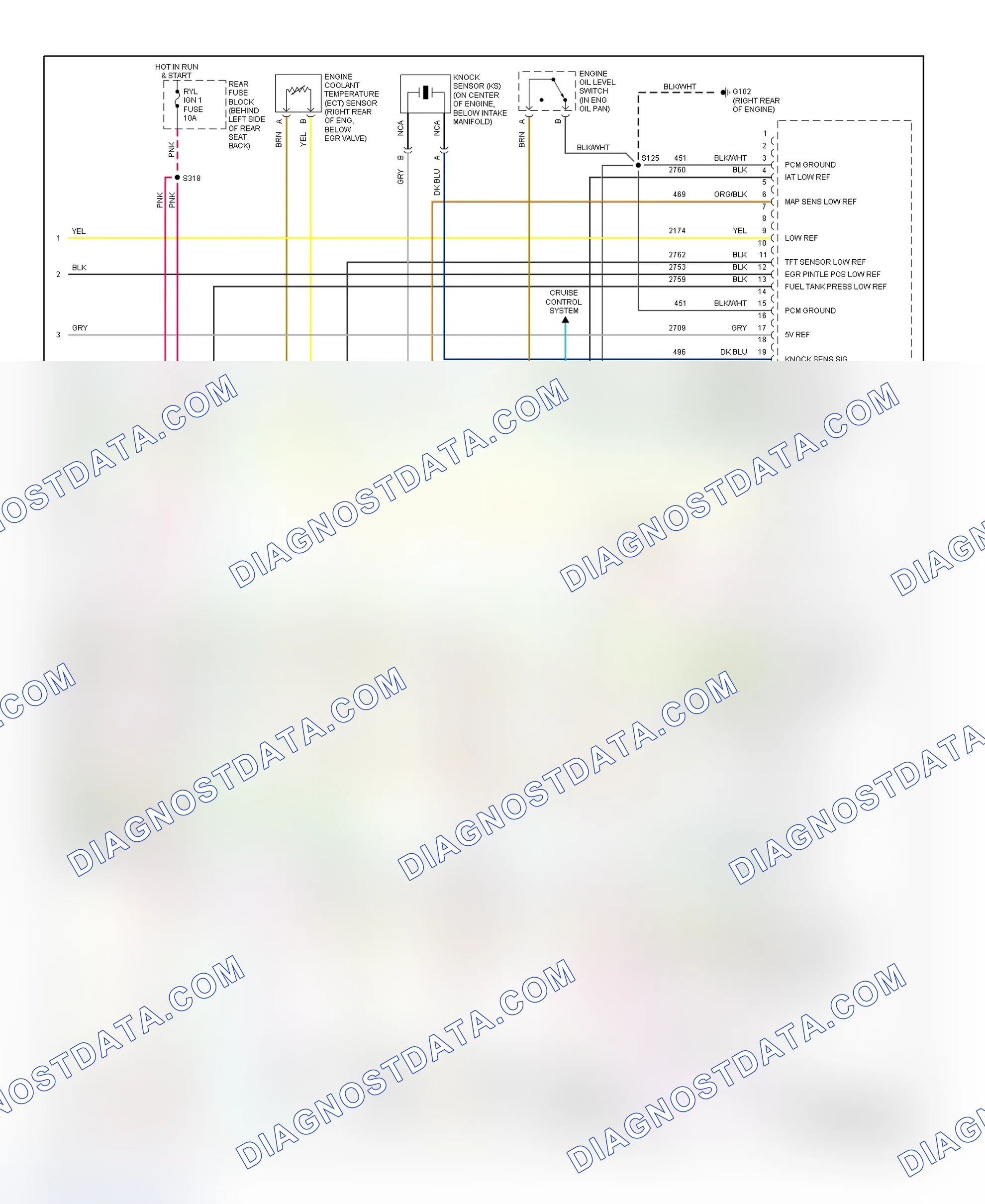 Scheme 158: PCM Wiring Diagram (Eldorado - 4.6L - 4 Of 4)