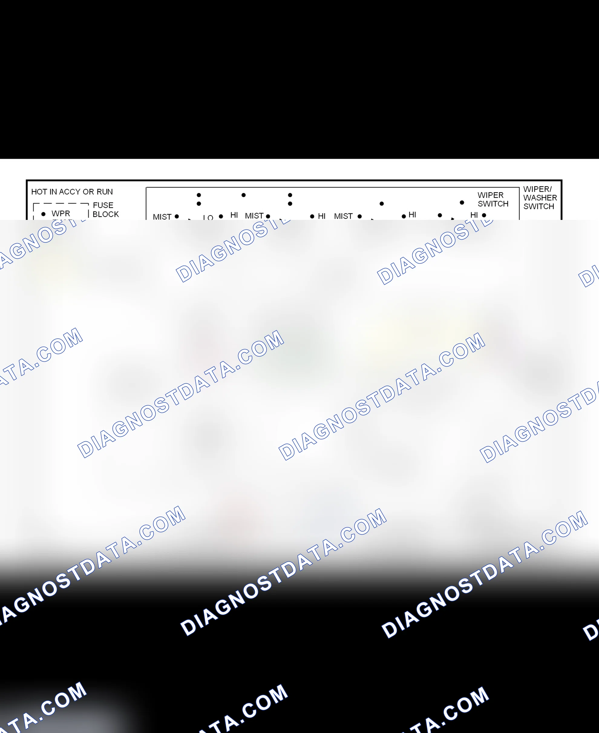 Scheme 8: Wiper/Washer System Wiring Diagram - Pulse)