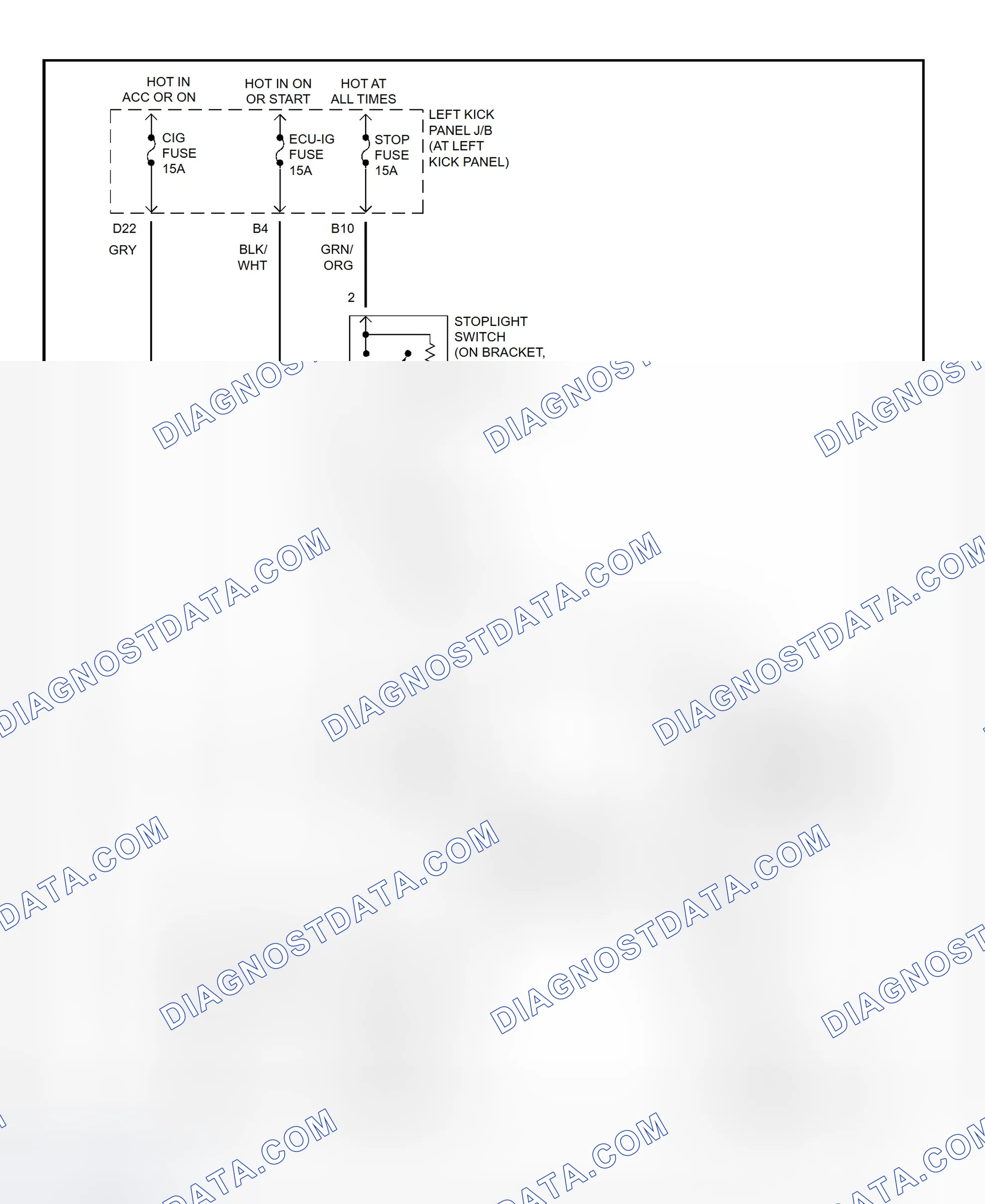Scheme 110: Shift Interlock System Wiring Diagram (1999 Land Cruiser)