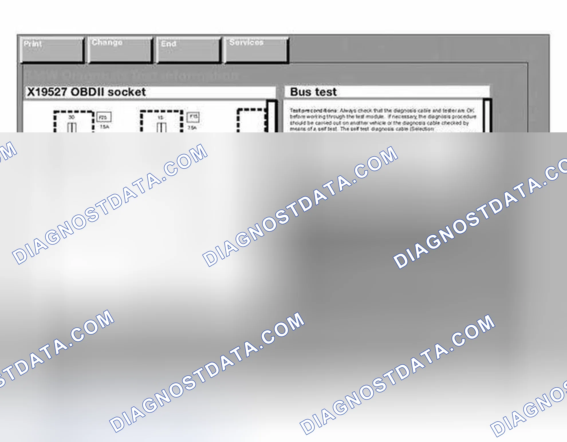 Scheme 52: Identifying Bus Test Display