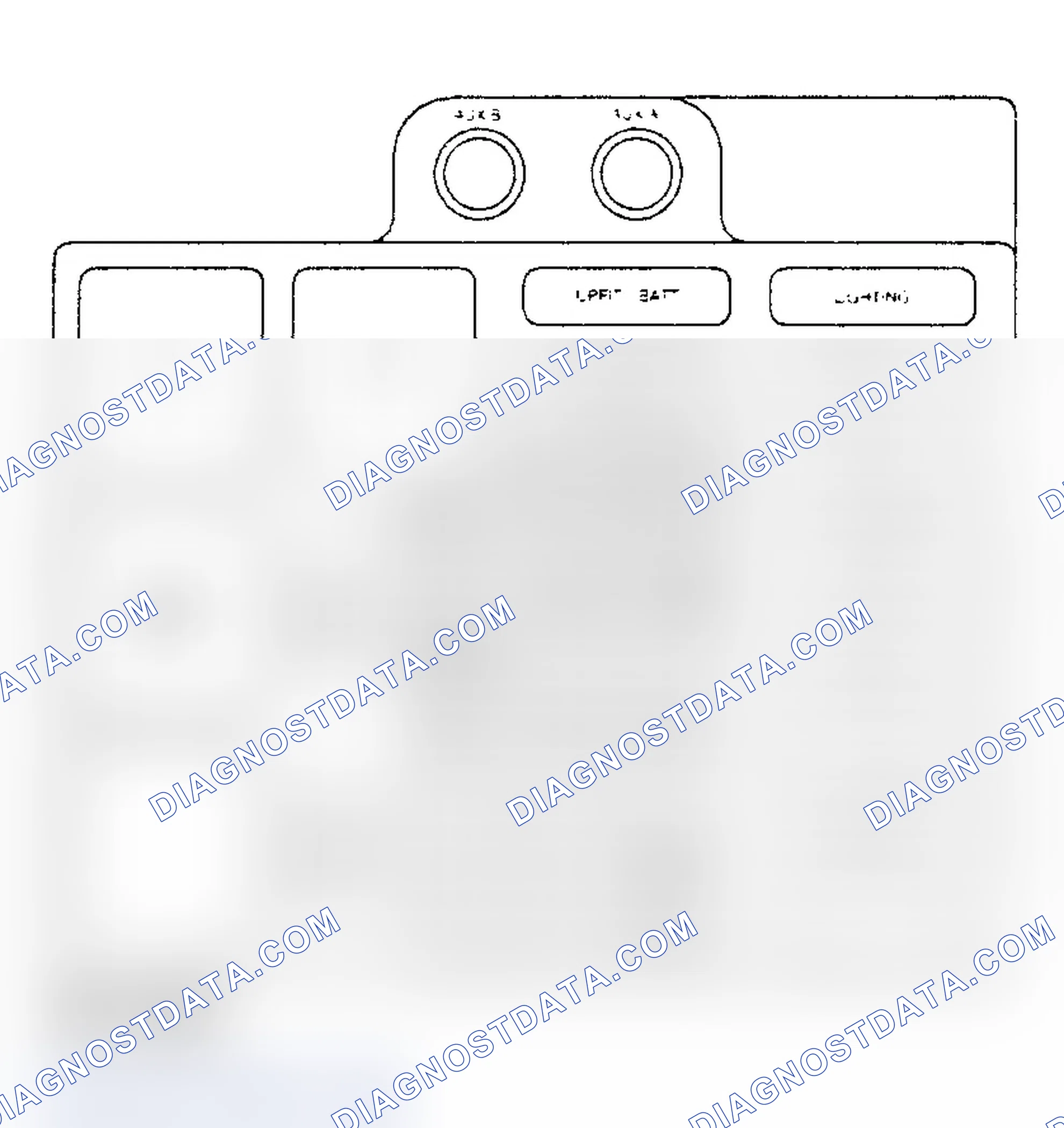 Scheme 14: UNDERHOOD ELECTRICAL CENTER IDENTIFICATION (1996)