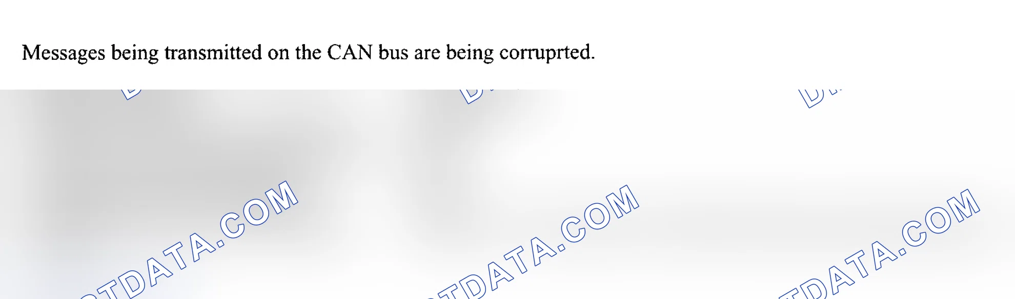 Scheme 63: FAULT CODE 16: CAN BUS MONITORING/CAN BUS FAULT
