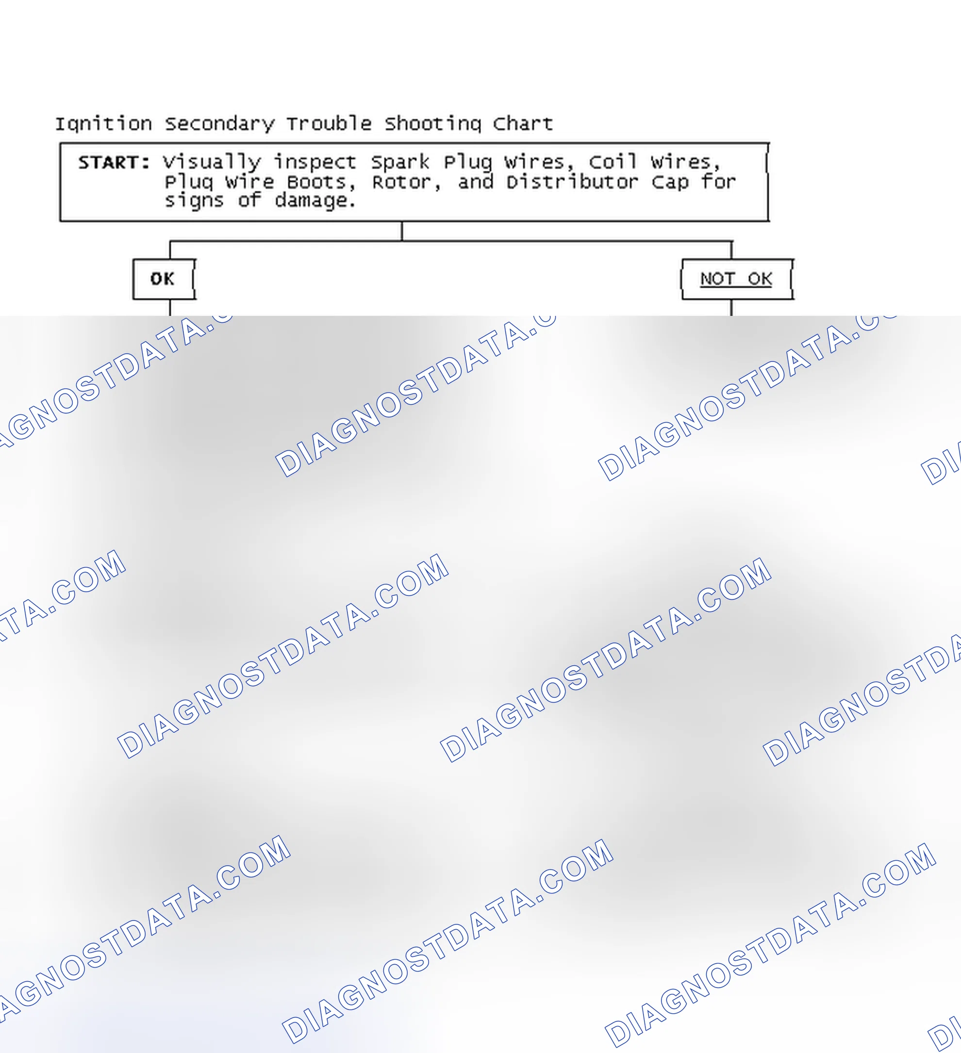 Scheme 1: Ignition Secondary Trouble Shooting Chart