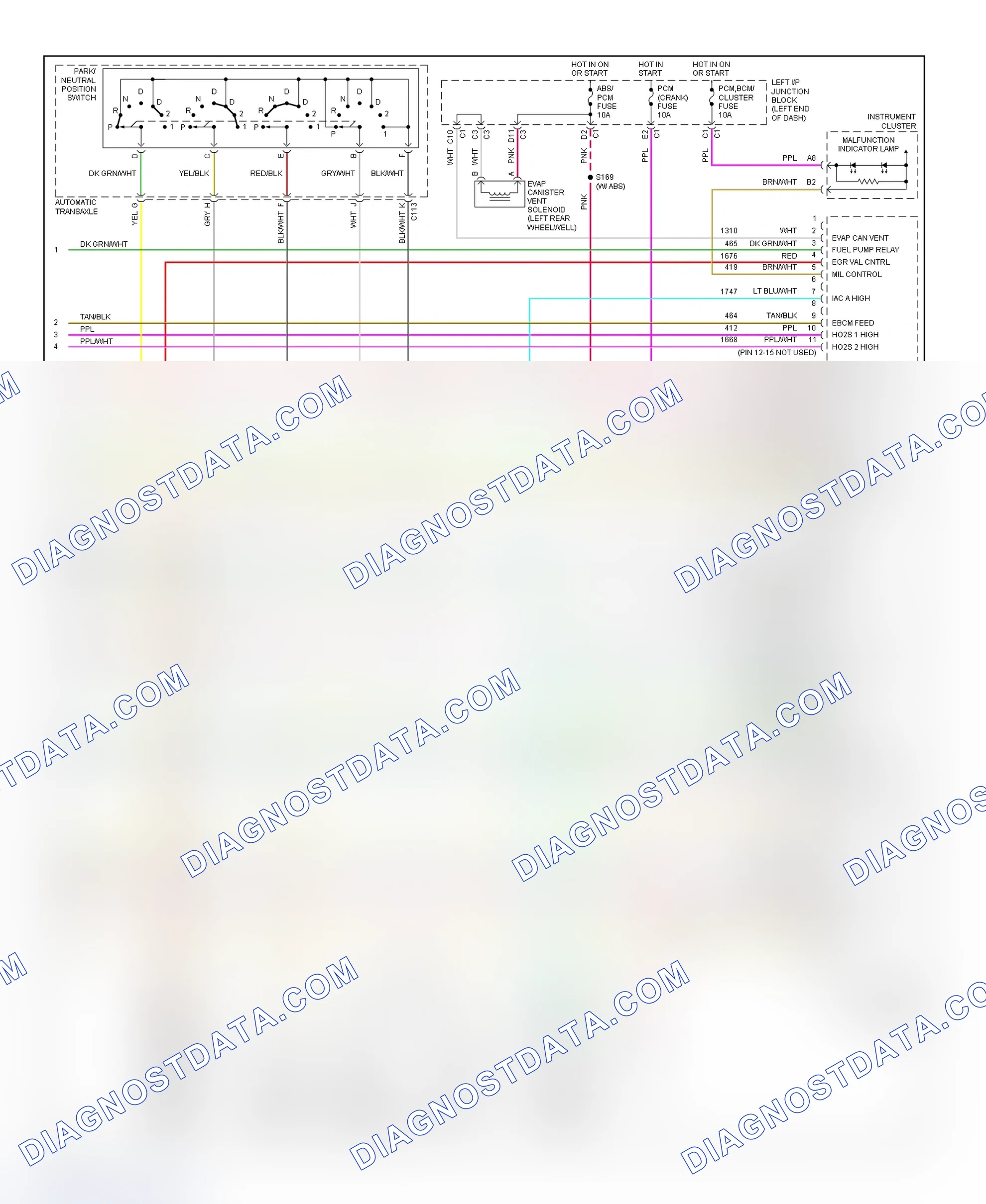 Scheme 120: PCM Wiring Diagram (Impala & Monte Carlo - 3.8L - 4 Of 4)
