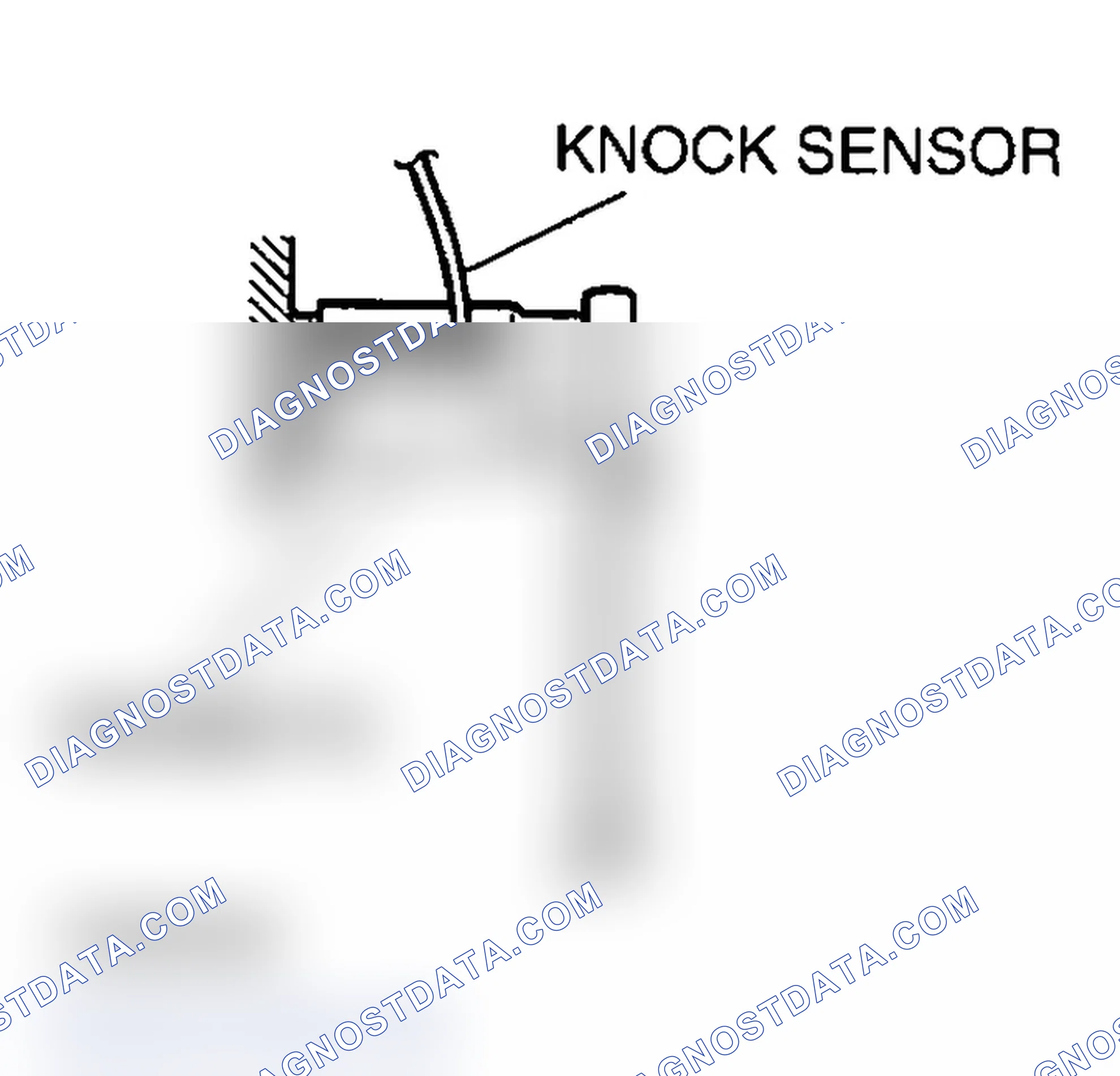 Scheme 43: << A >> KNOCK SENSOR REMOVAL