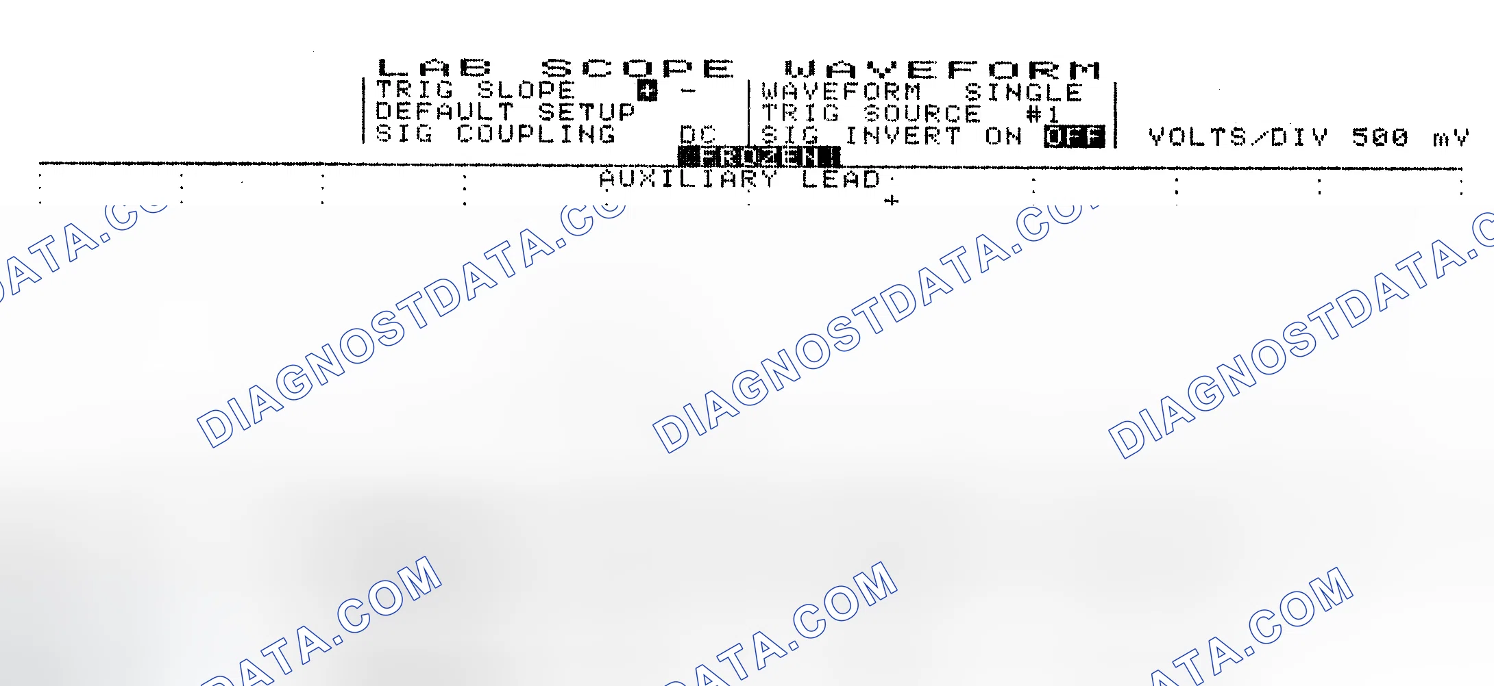 Scheme 10: Single Injector w/Excessive Current Flow - Current Pattern