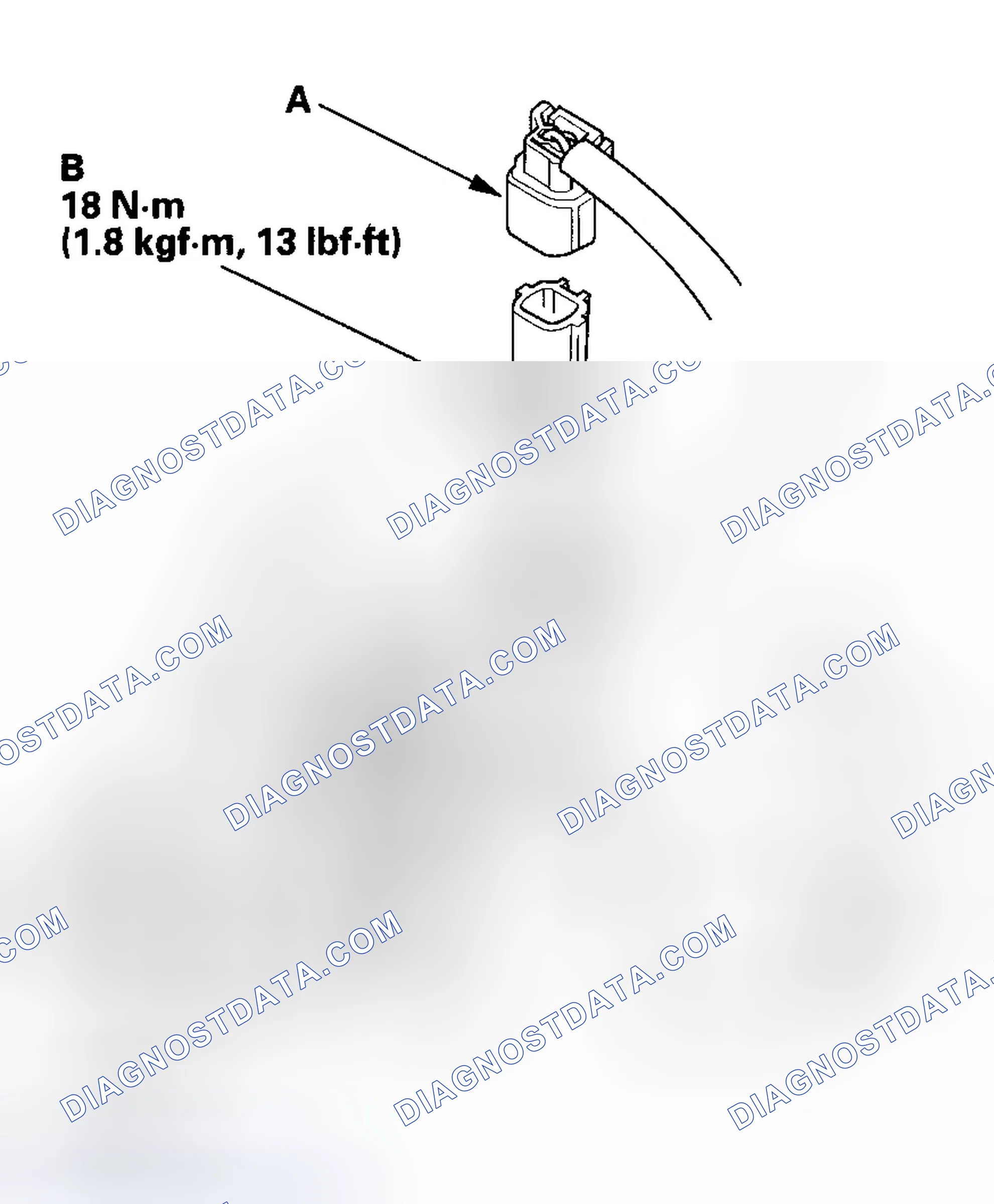 Scheme 165: ECT Sensor 1 Replacement