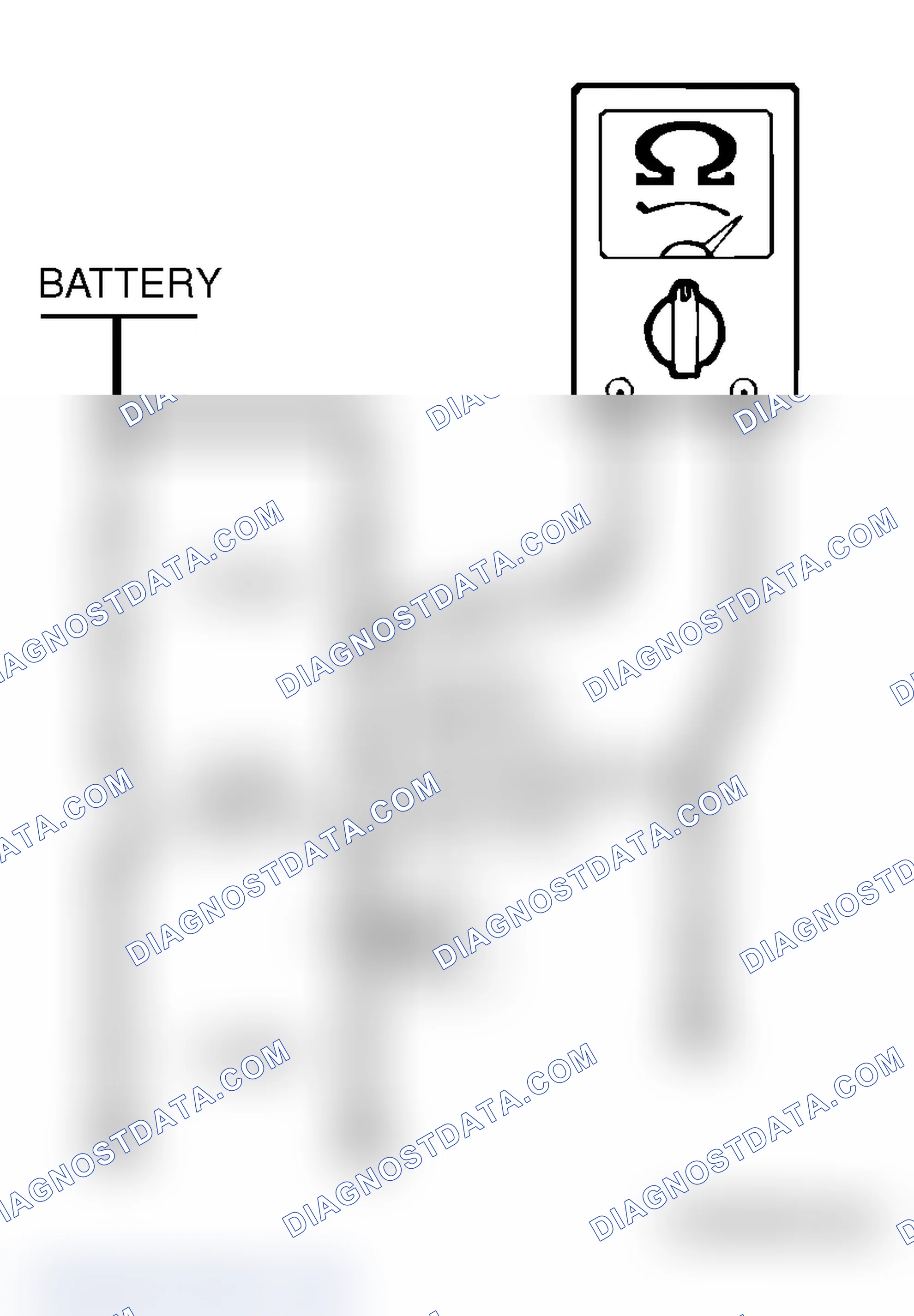 Scheme 85: INSPECTION SERVICE POINTS FOR A BLOWN FUSE