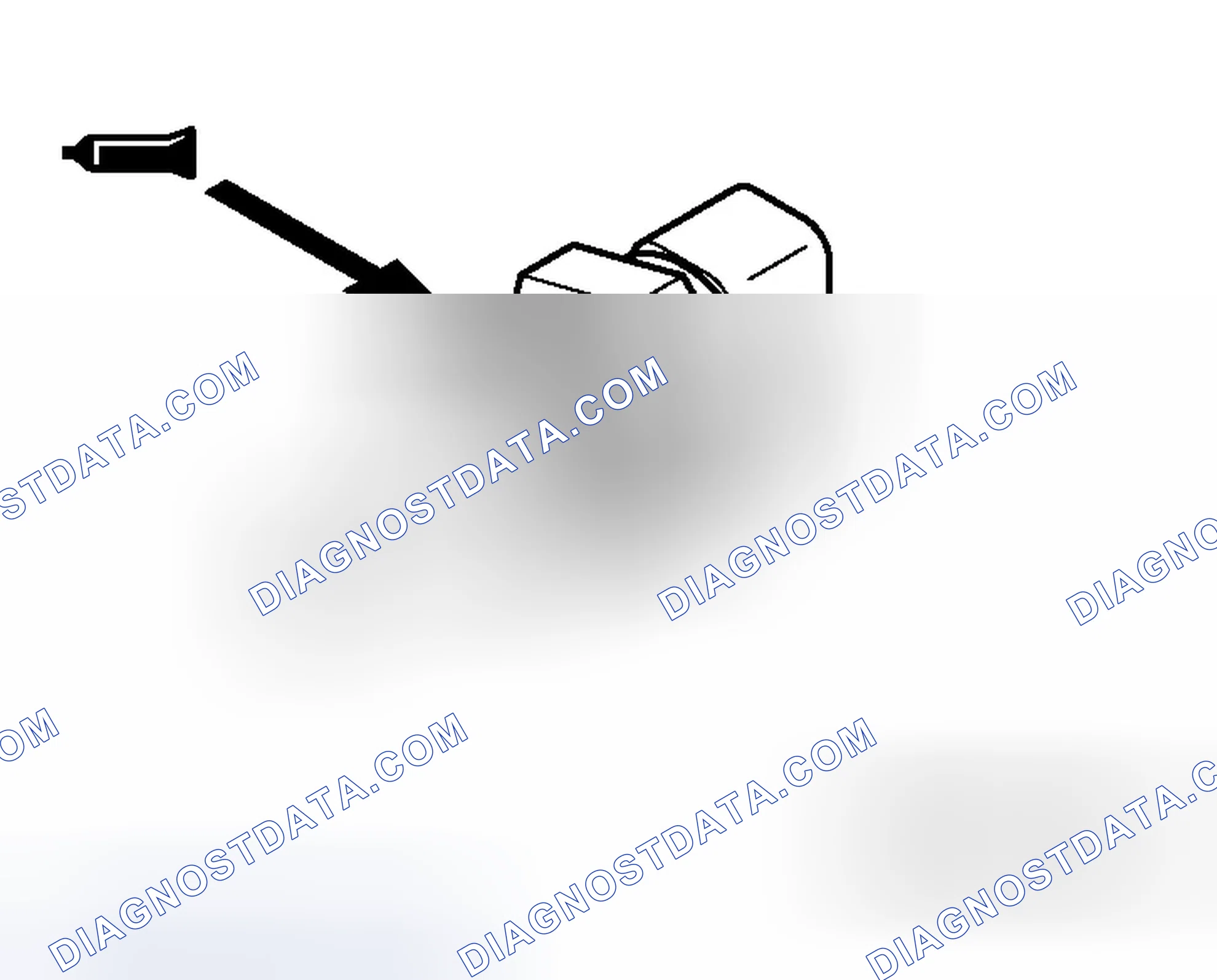 Scheme 434: >> B << SEALANT APPLICATION TO ENGINE COOLANT TEMPERATURE SENSOR