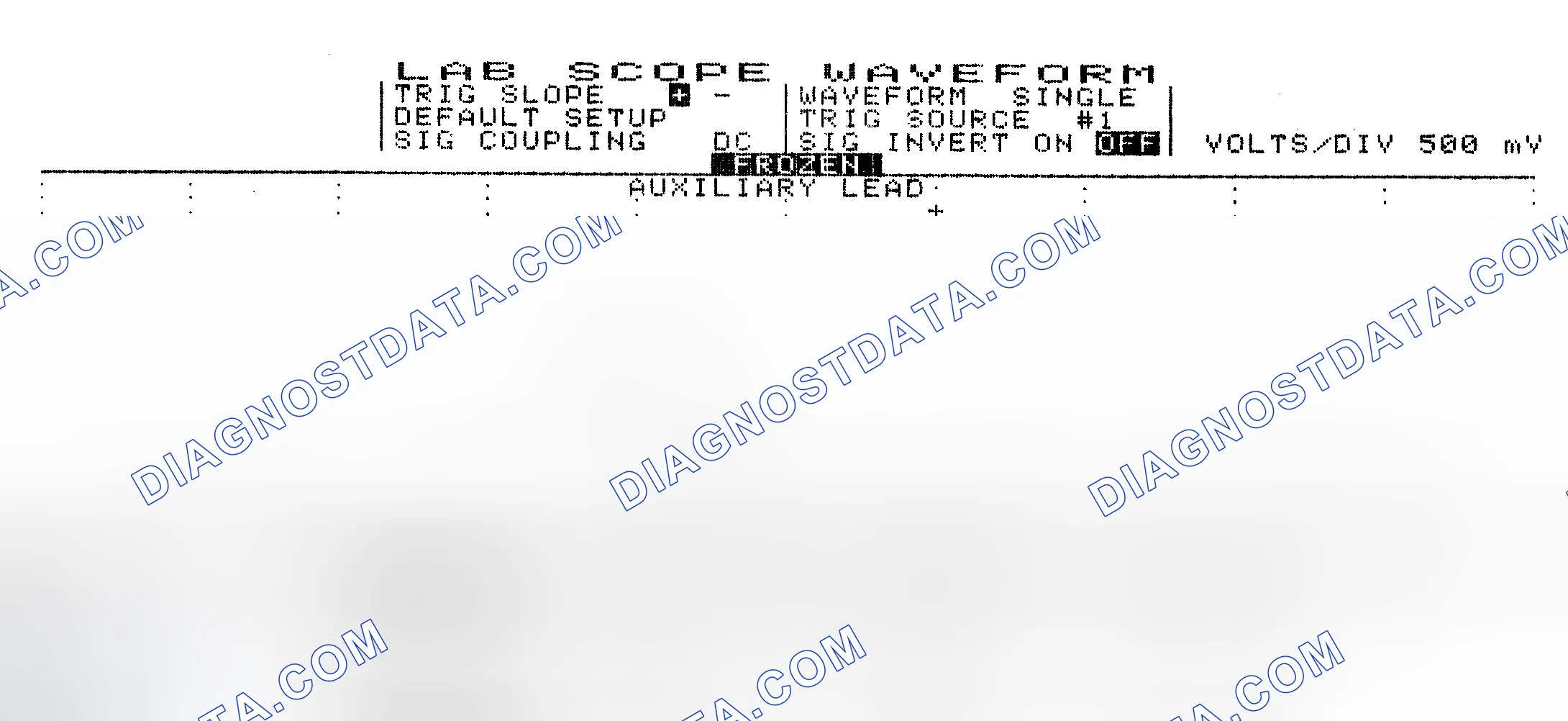 Scheme 10: Single Injector w/Excessive Current Flow - Current Pattern
