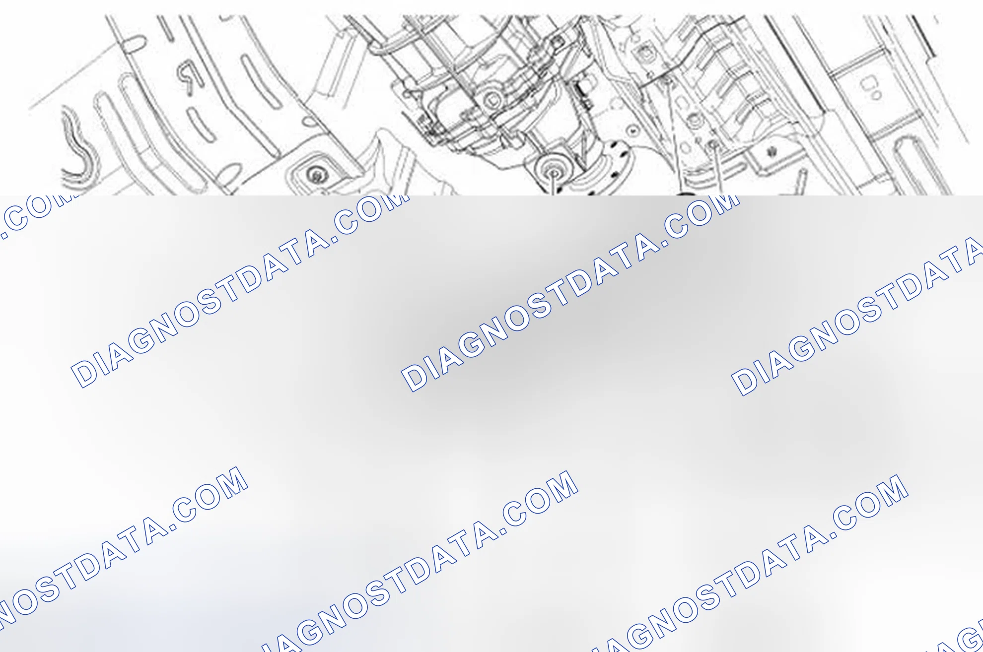 Scheme 14: Crossmember - Transmission, 5.8L (4V)