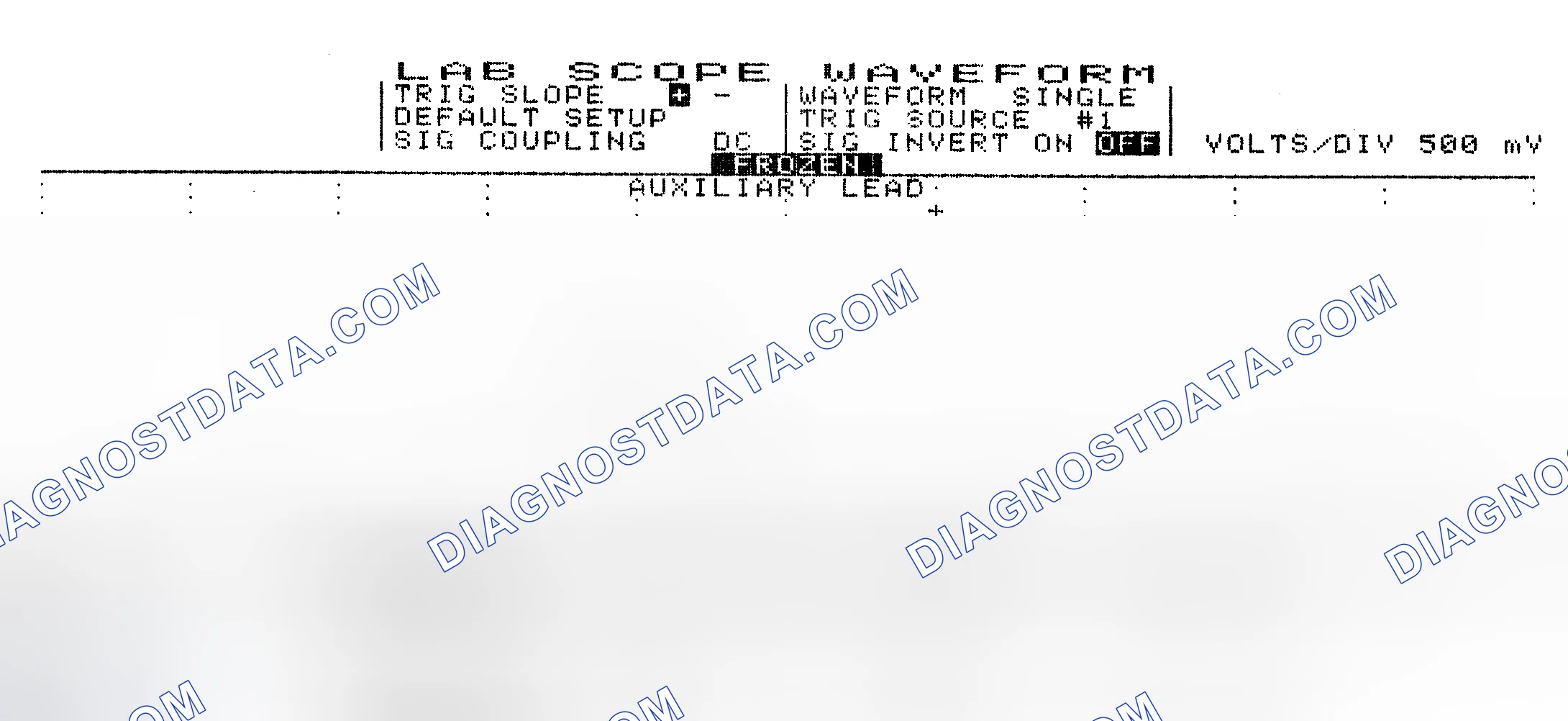 Scheme 10: Single Injector w/Excessive Current Flow - Current Pattern