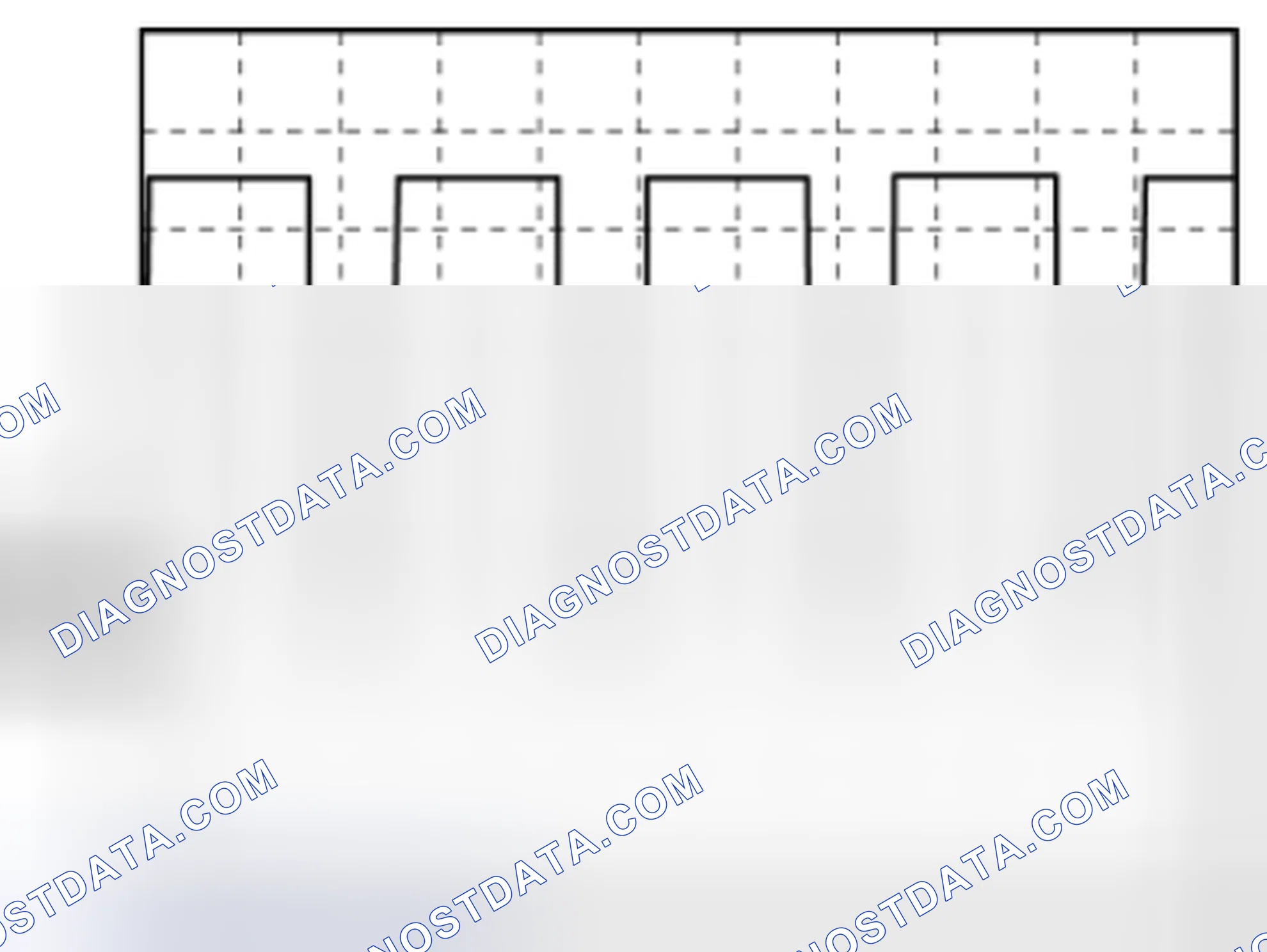 Scheme 46: APP Sensor No.2 Signal Waveform Graph - Accelerator Pedal Depressed