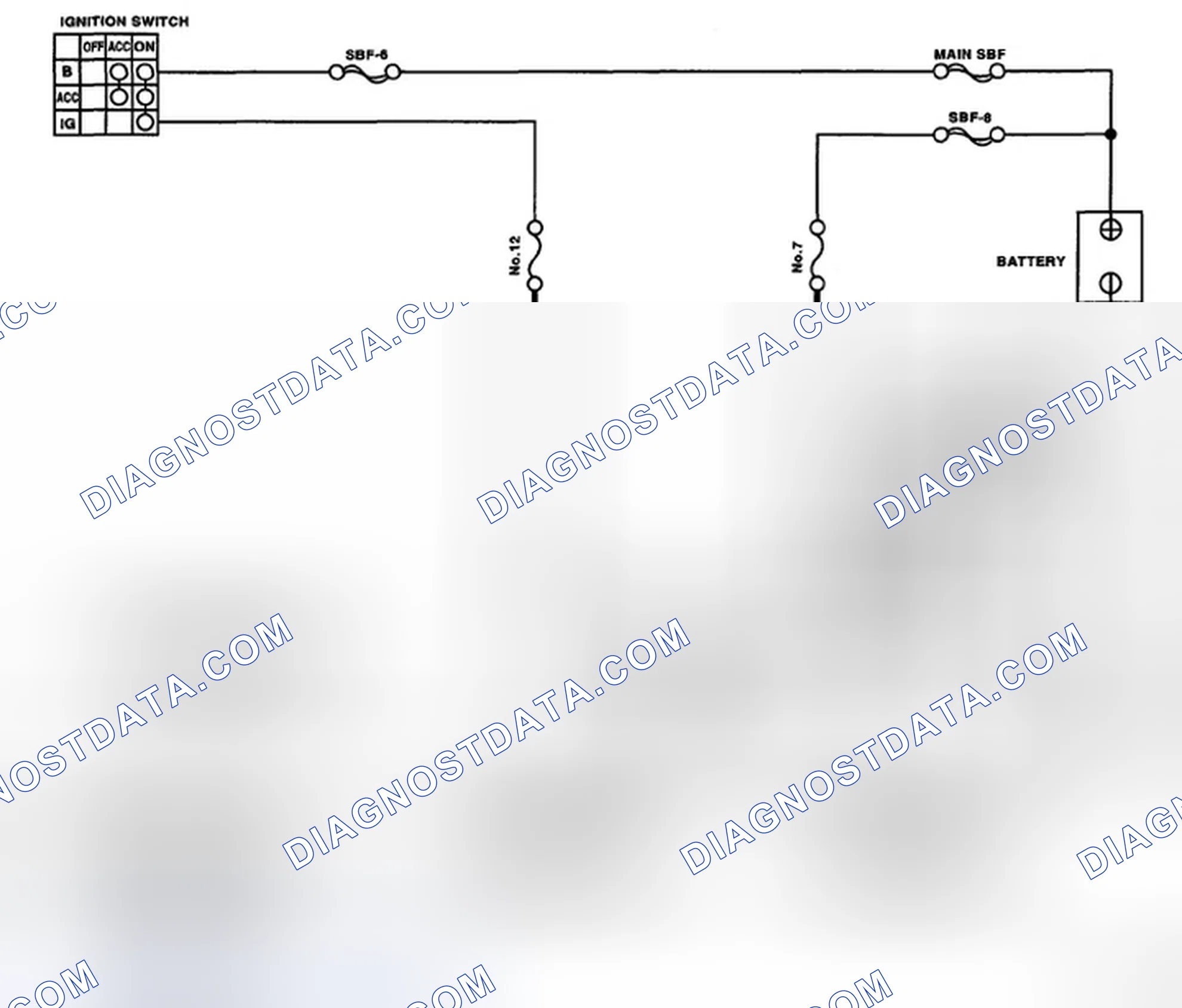 Scheme 155: BODY INTEGRATED UNIT POWER SUPPLY AND GROUND CIRCUIT