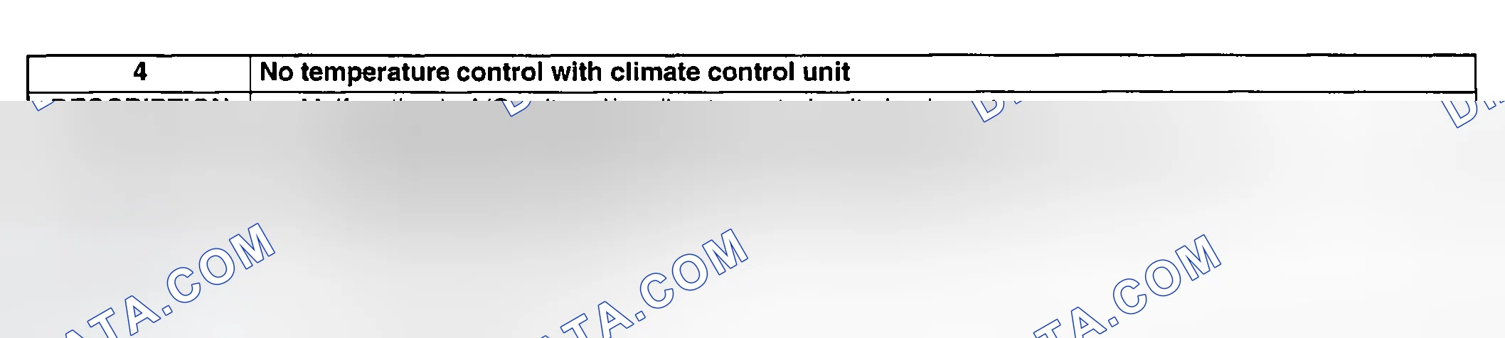 Scheme 87: NO. 4 TEMPERATURE CONTROL WITH CLIMATE CONTROL UNIT