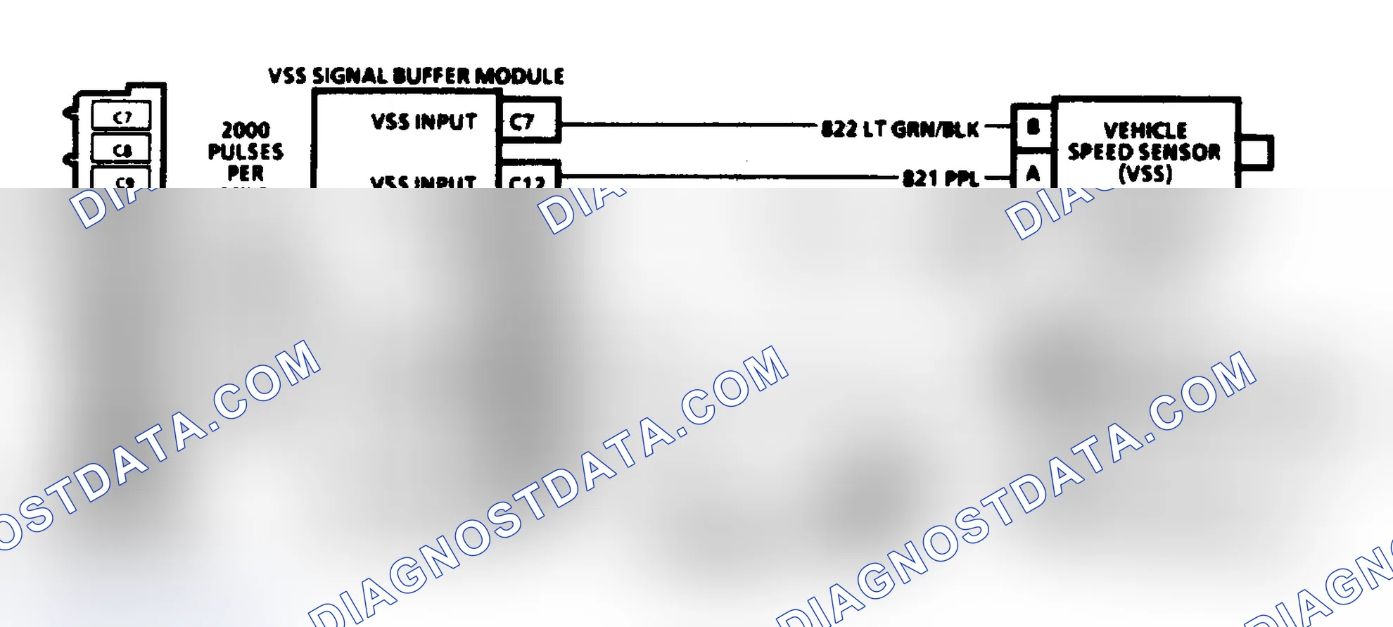 Scheme 17: Code 24 Schematic ("P" Series 5.7L M/T) Vehicle Speed Sensor