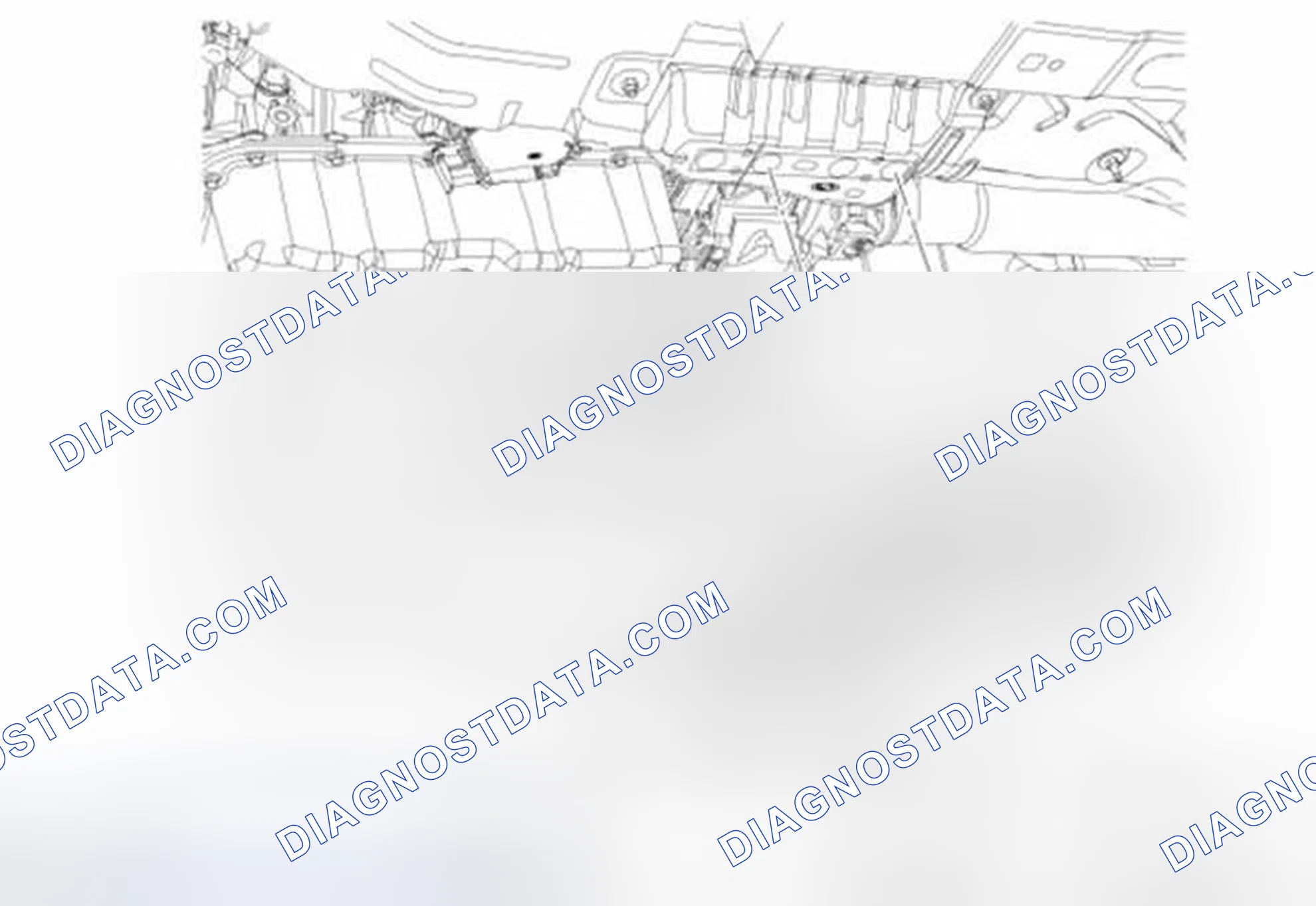 Scheme 9: Crossmember - Transmission, 3.7L and 5.0L