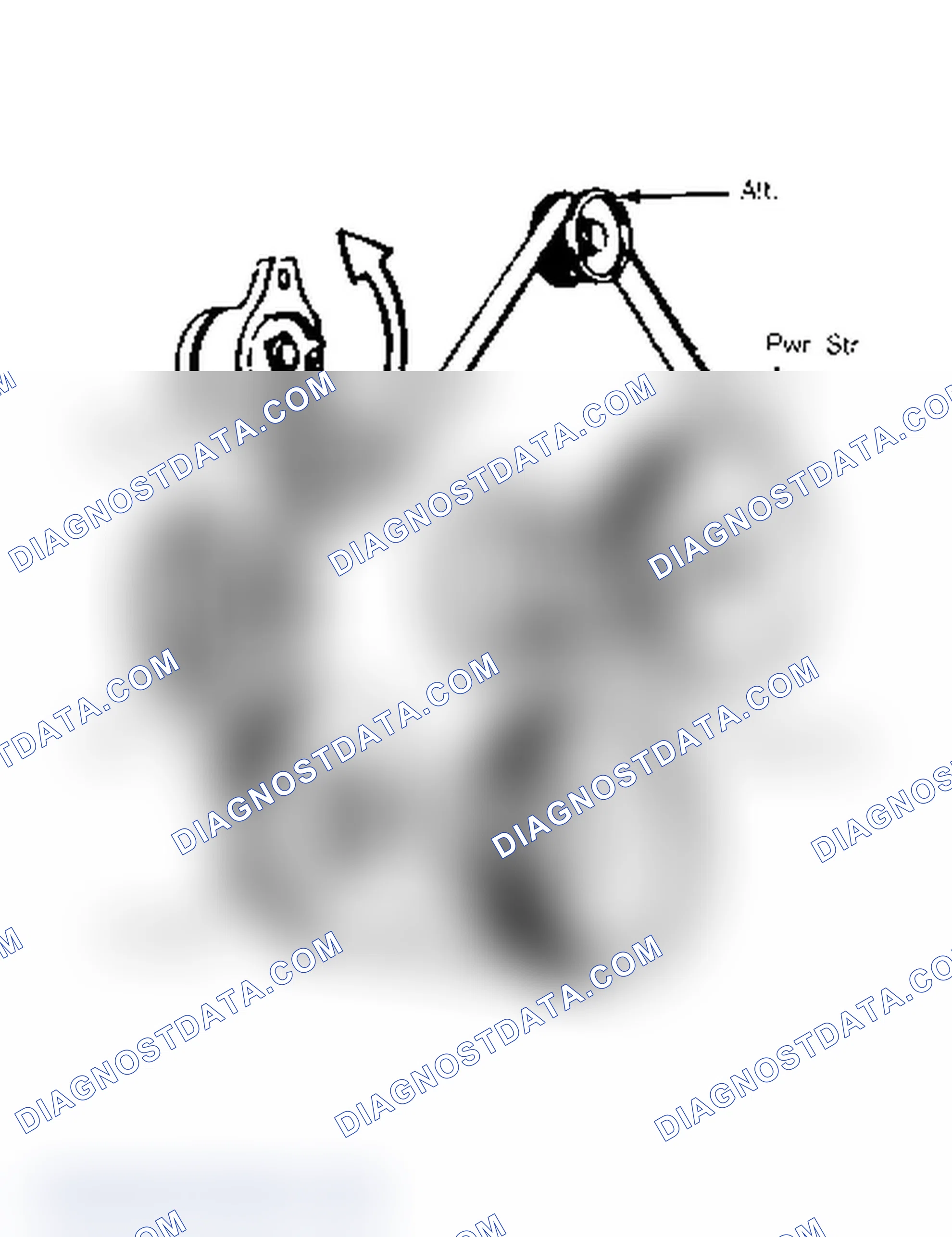 Scheme 5: G.M. 5.0L & 5.7L Engine Serpentine Belt Routing With Air Conditioning