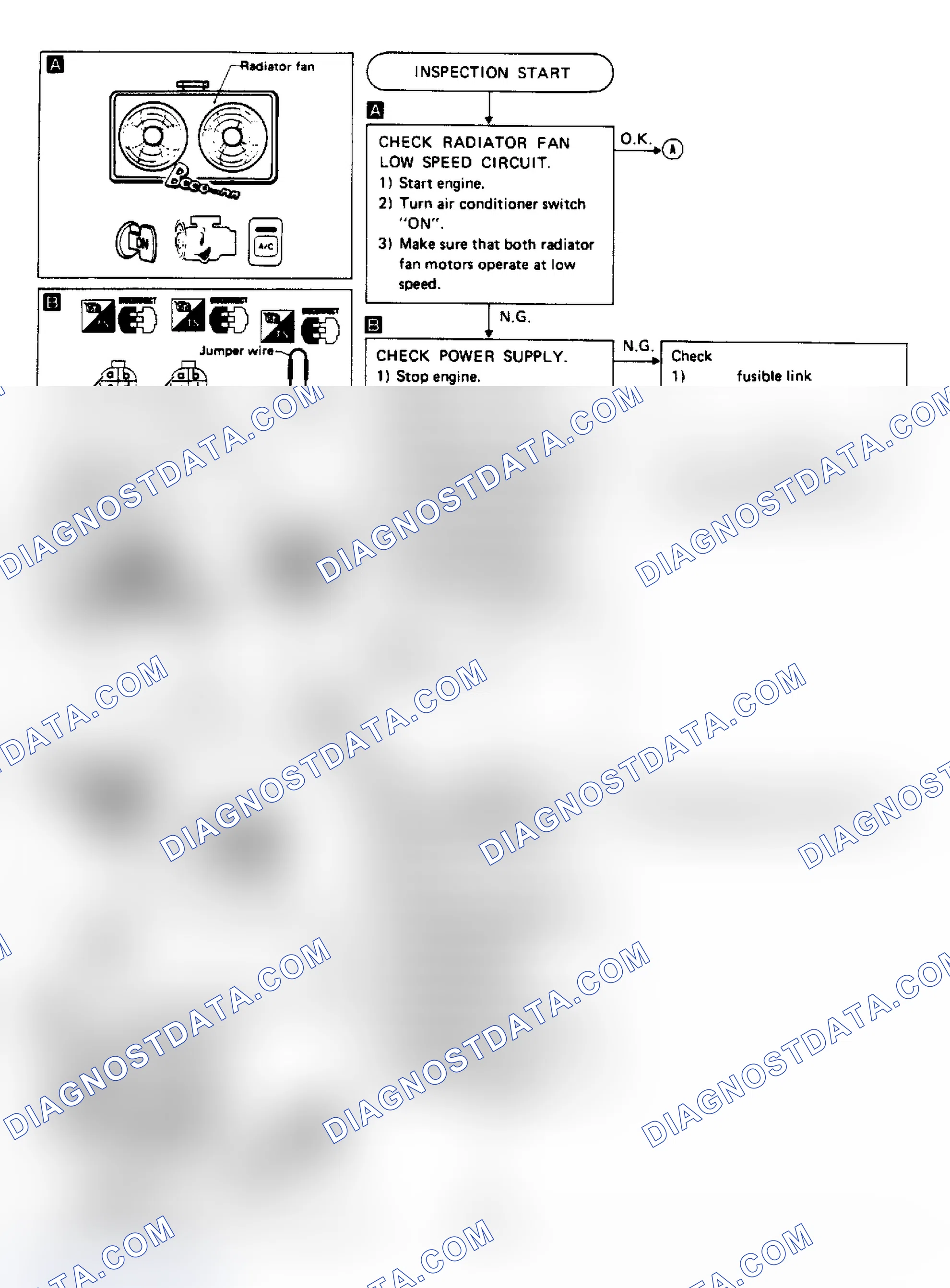 Scheme 43: RADIATOR (COOLING) FAN CONTROL CHART