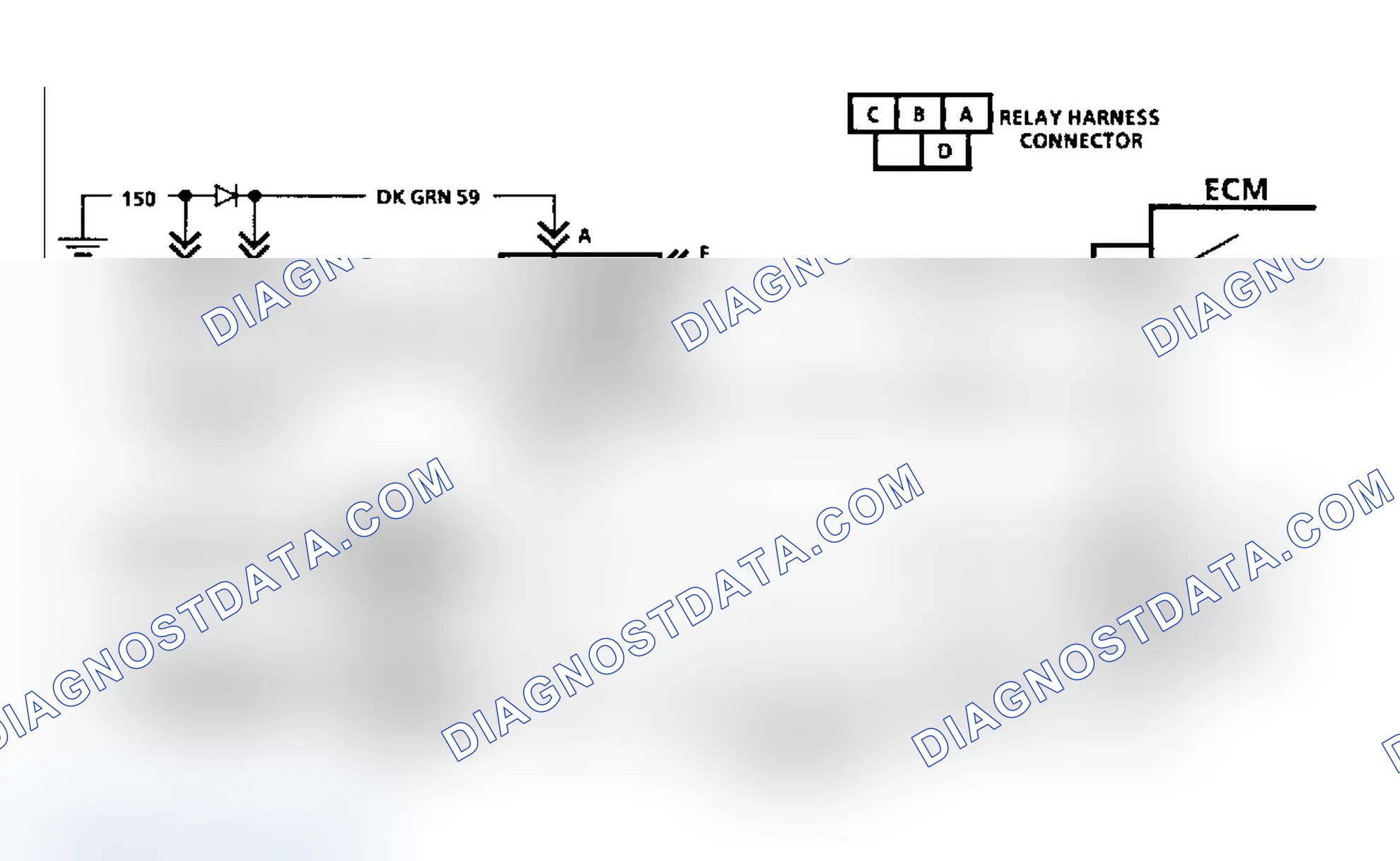 Scheme 490: Chart C10 Schematic: A/C Clutch Control (J Body)