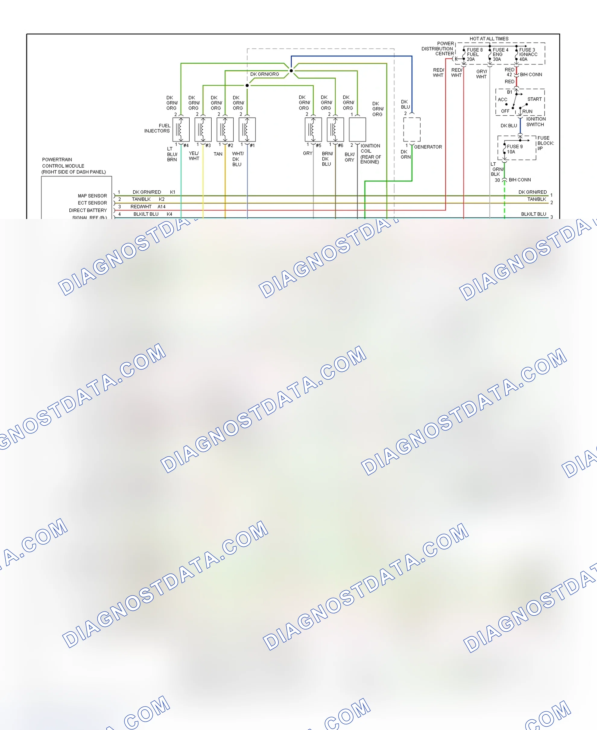 Scheme 137: Wiring Diagram (Ram Pickup - 3.9L - 1 Of 2)