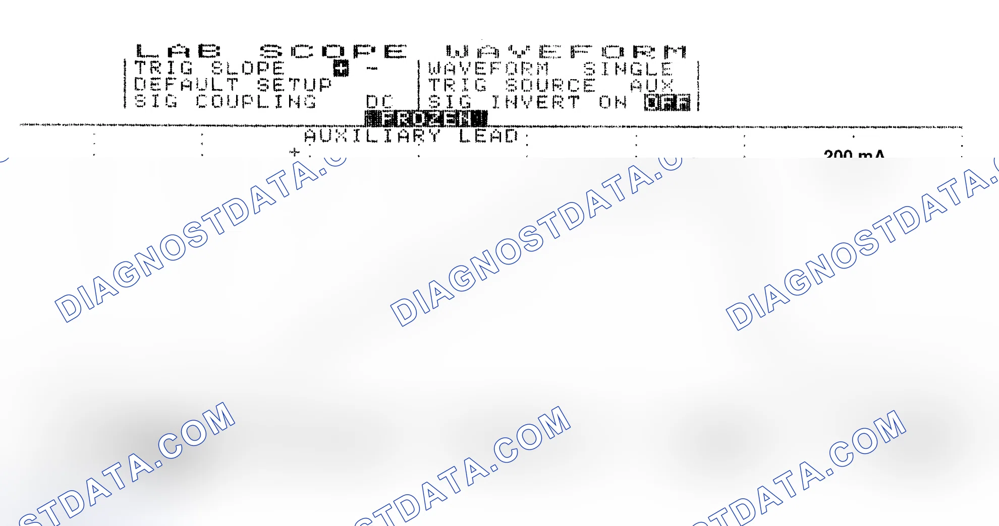 Scheme 13: Single Injector w/Normal Current Flow - Current Pattern