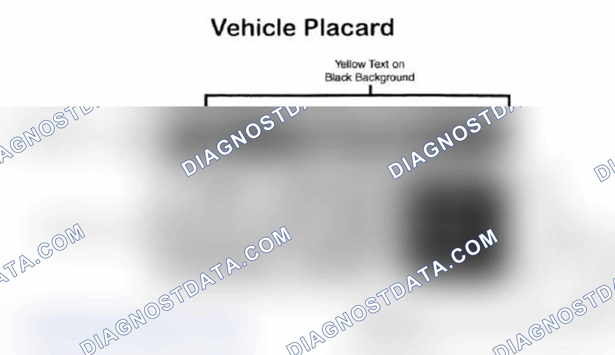 Scheme 28: Vehicle Tire Placard - Typical