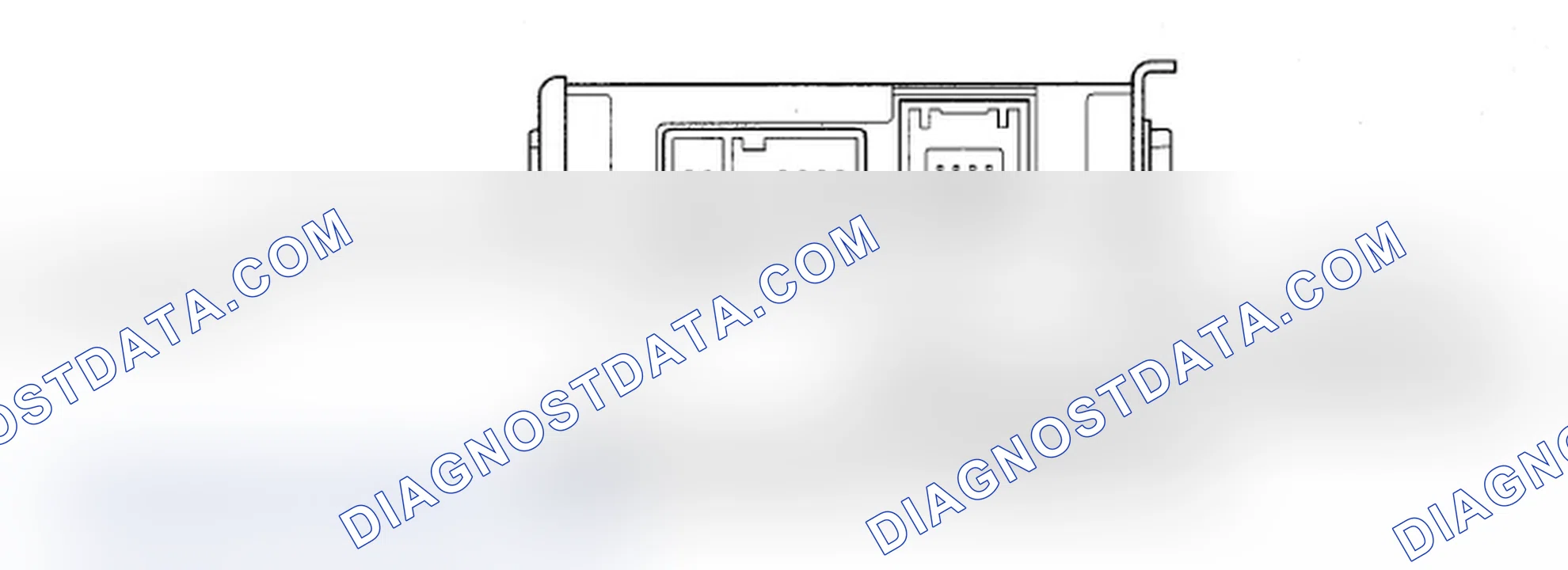 Scheme 48: USB Adapter Control Unit Connector for Inputs and Outputs (without navigation)