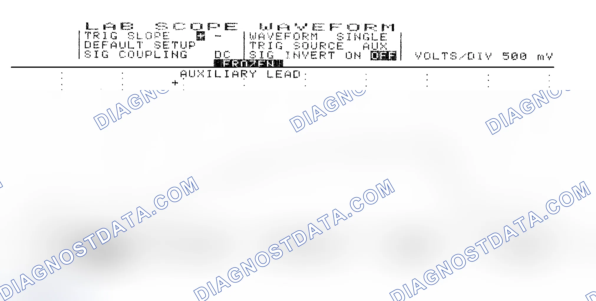 Scheme 14: Single Injector w/Excessive Current Flow - Current Pattern