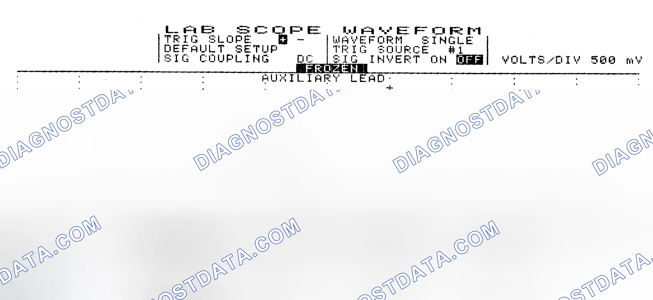 Scheme 10: Single Injector w/Excessive Current Flow - Current Pattern