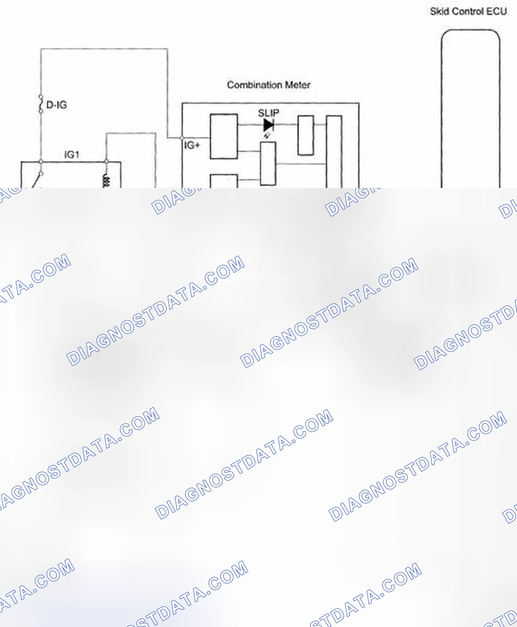 Scheme 73: Slip Indicator Light Circuit - Wiring Diagram