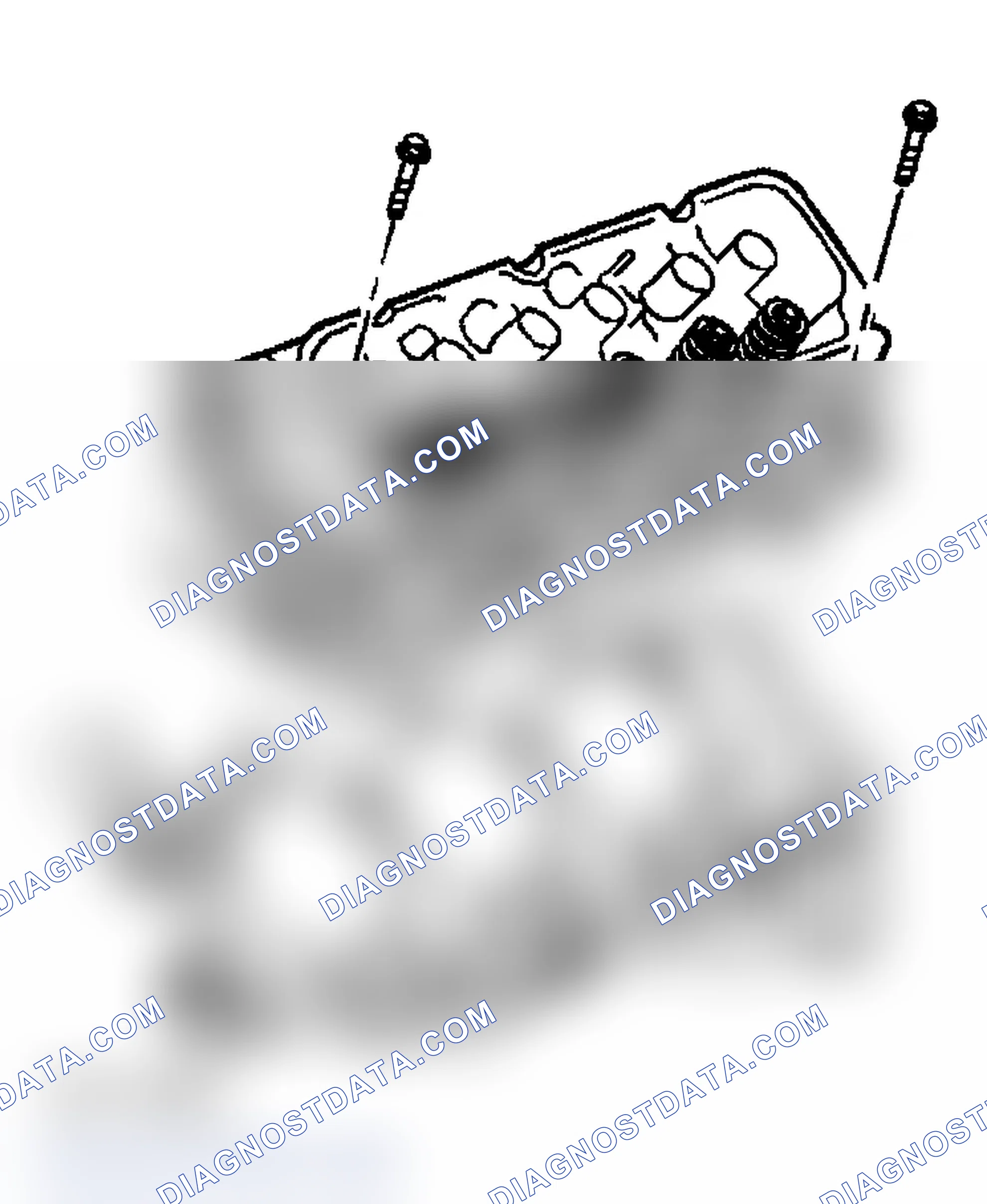 Scheme 187: Cylinder Head Removal - Left