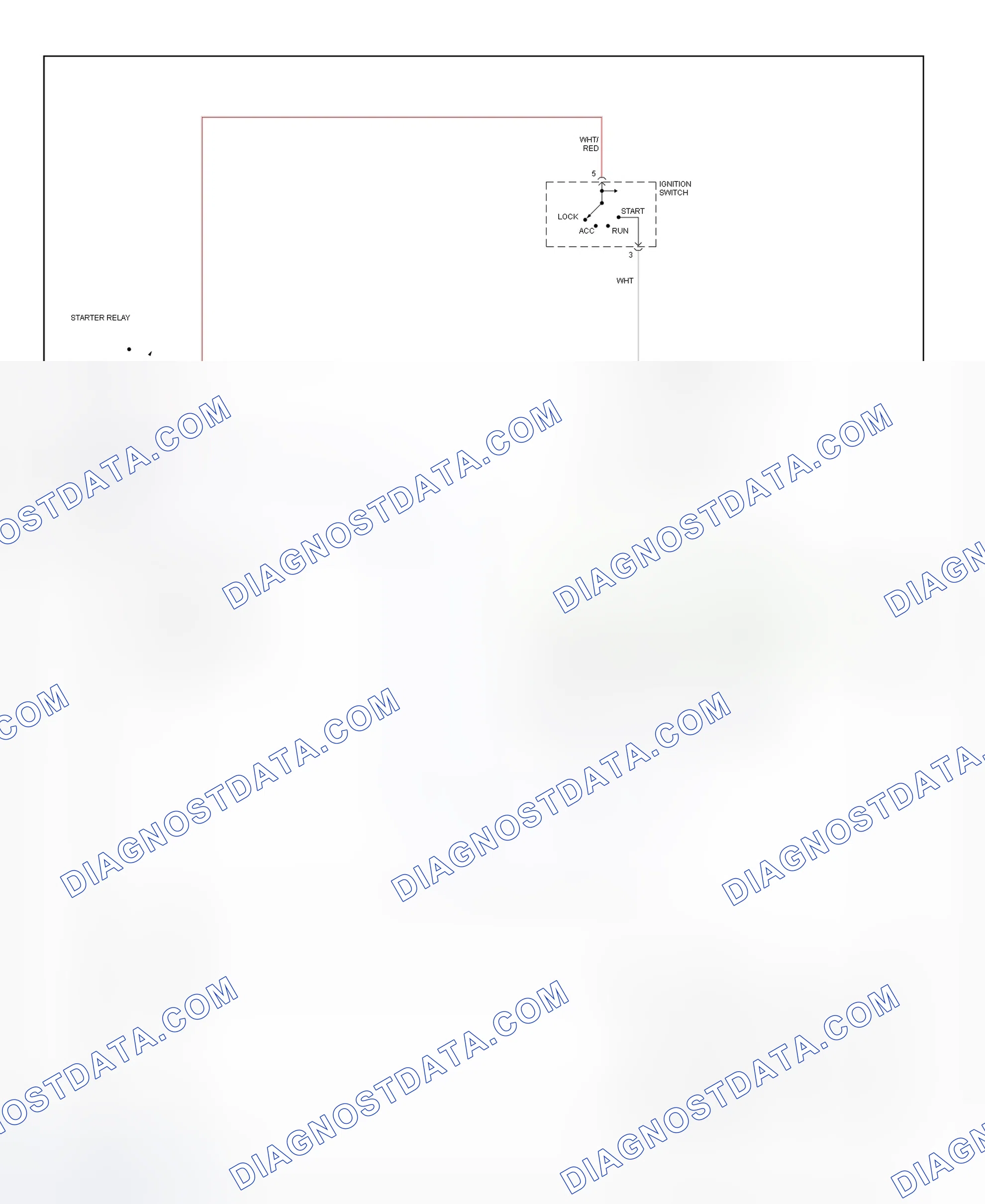 Scheme 5: Starting System Wiring Diagram (Sportage)