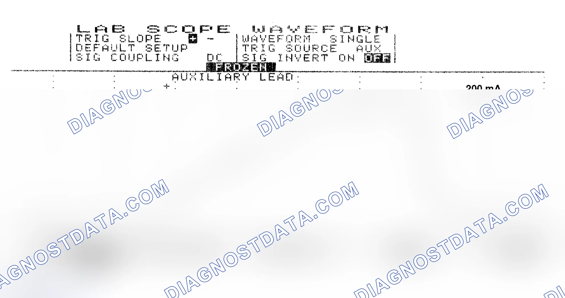 Scheme 13: Single Injector w/Normal Current Flow - Current Pattern