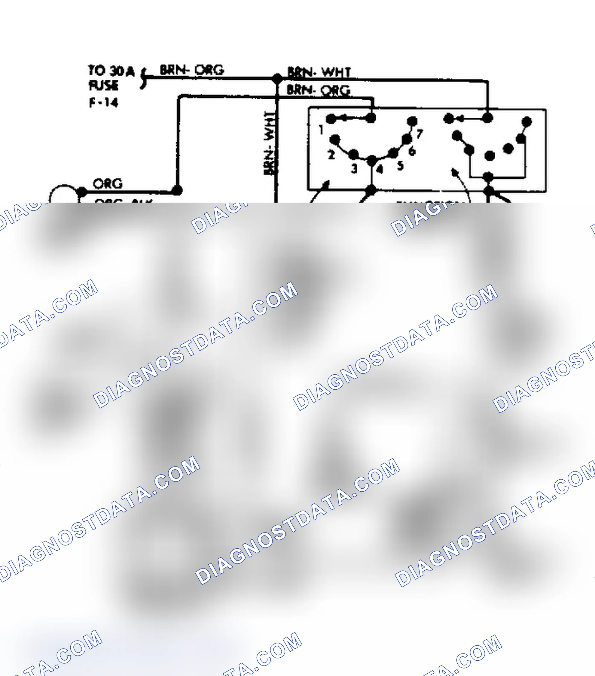 Scheme 15: 1985 A/C-Heater Wiring Diagram (Bronco & "F" Series)