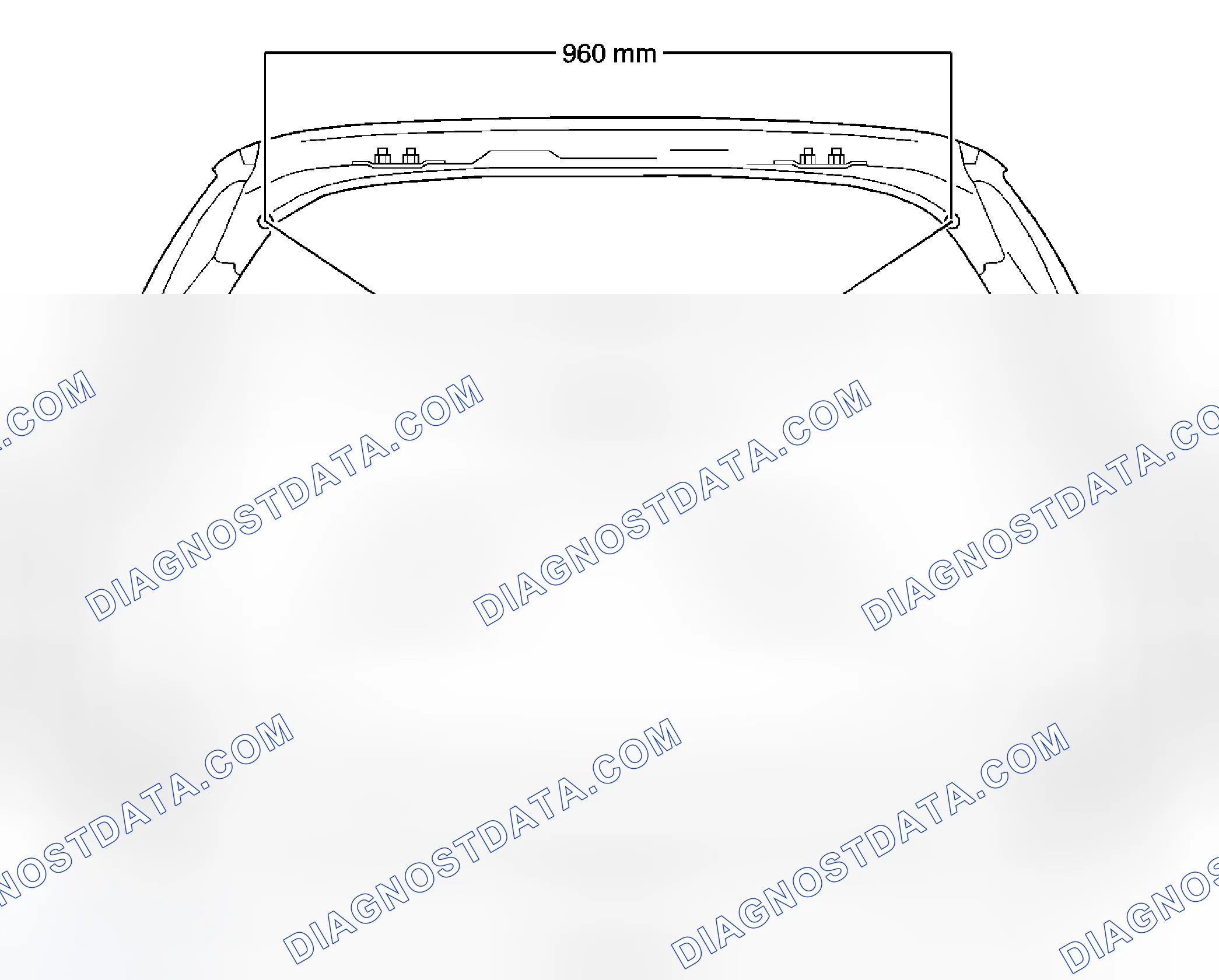 Scheme 15: Rear Door Opening Dimensions