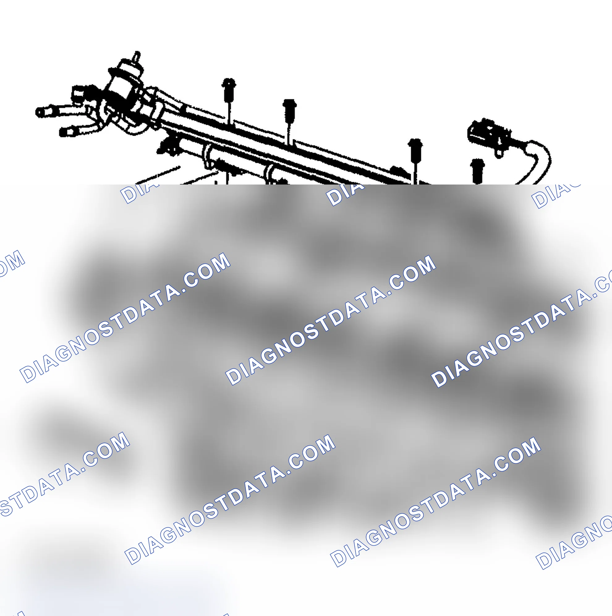 Scheme 1043: Fuel Rail and Injectors Removal