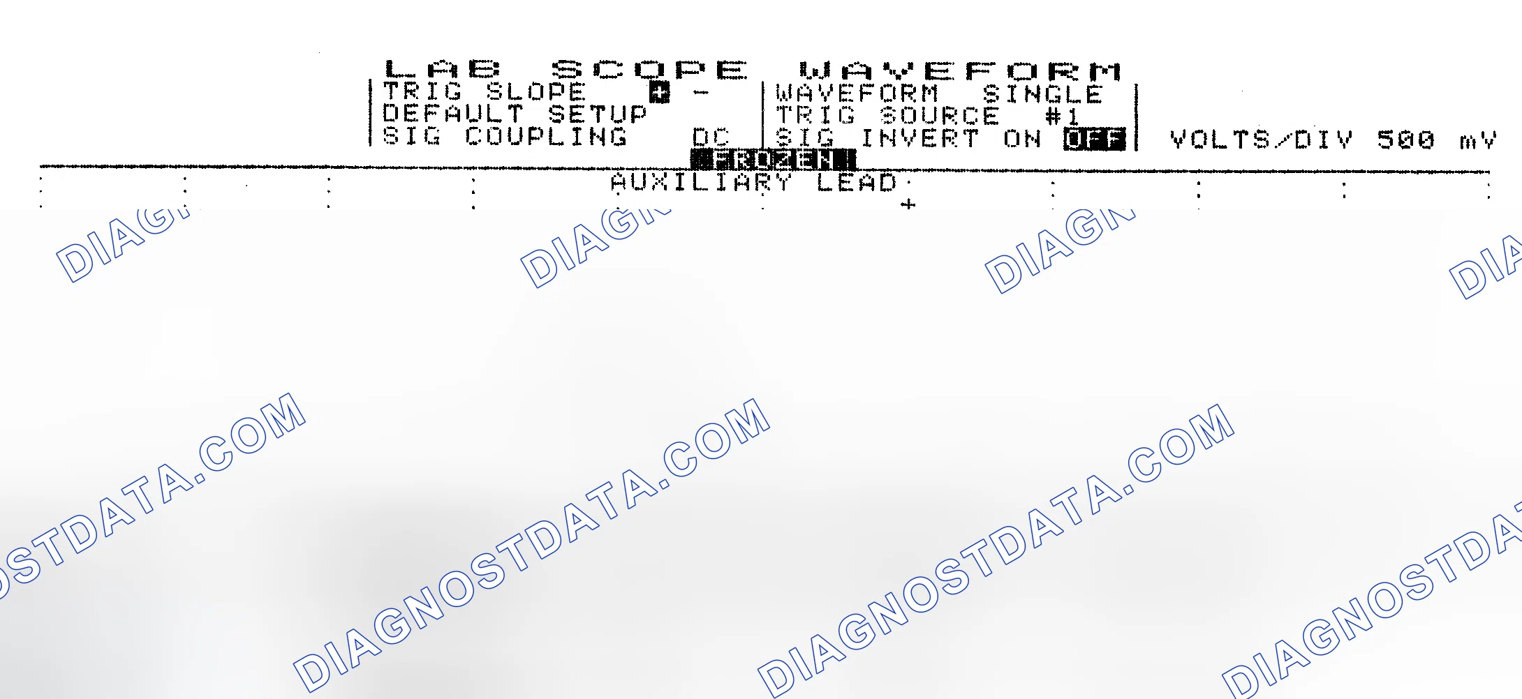 Scheme 10: Single Injector w/Excessive Current Flow - Current Pattern