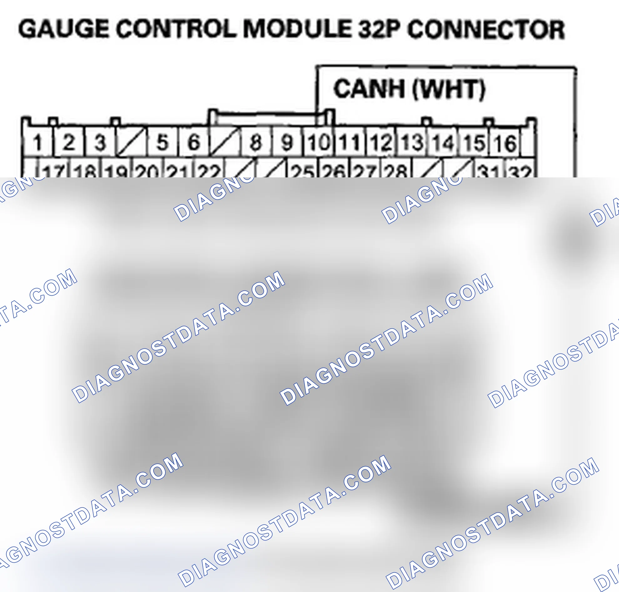 Scheme 312: DTC U0155: F-CAN Malfunction (ECM/PCM-Gauge Control Module)