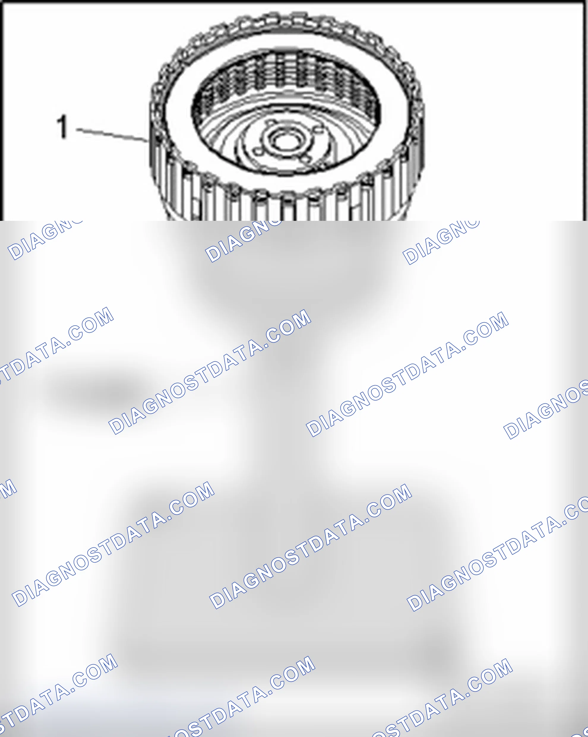 Scheme 1177: Clutch "E" , disassembling and assembling