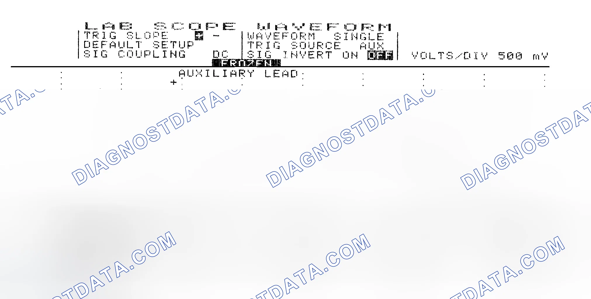 Scheme 14: Single Injector w/Excessive Current Flow - Current Pattern
